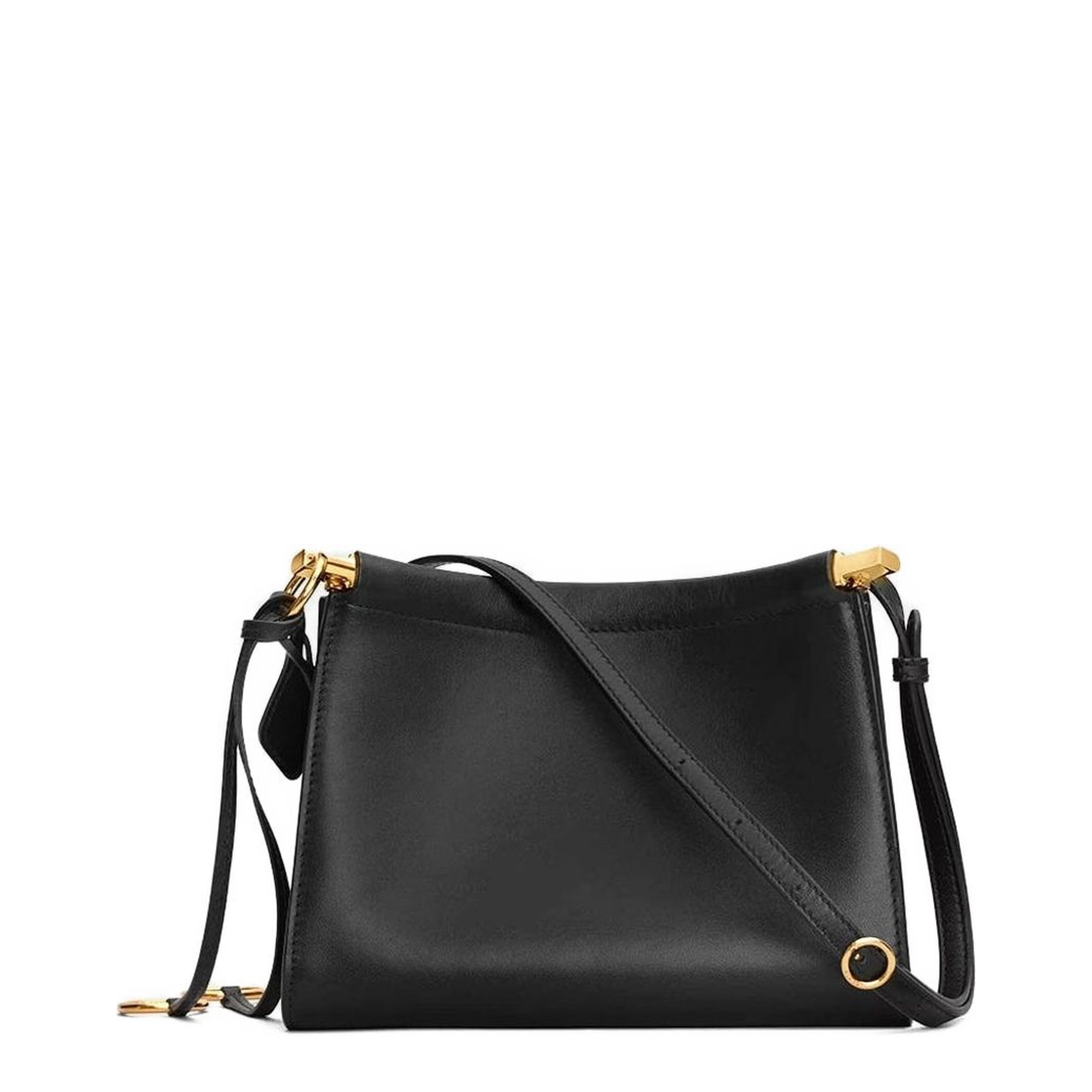 Le Click Small Calfskin Crossbody Bag - Noir - Image 3