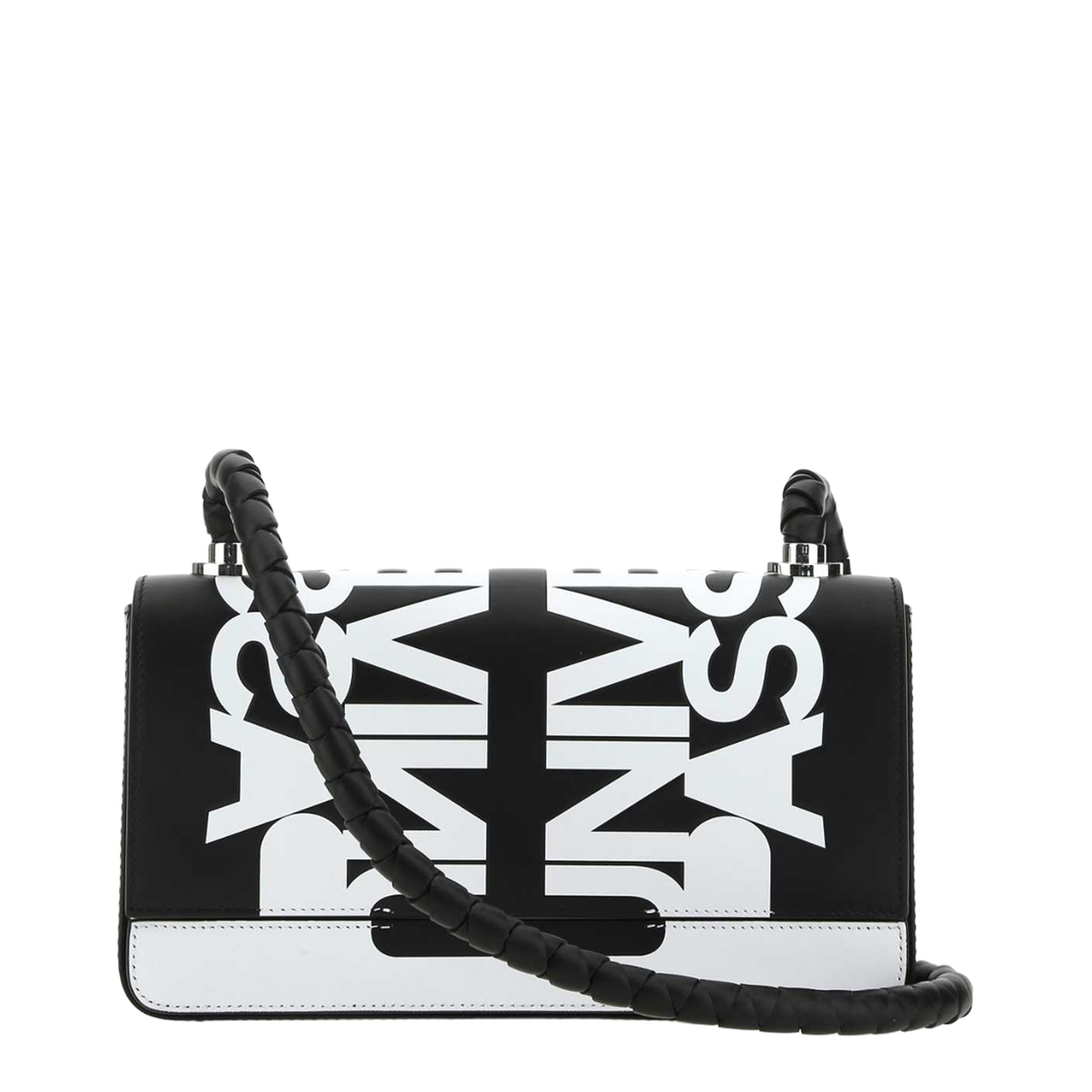 Two-tone Leather Crossbody Bag - Image 1