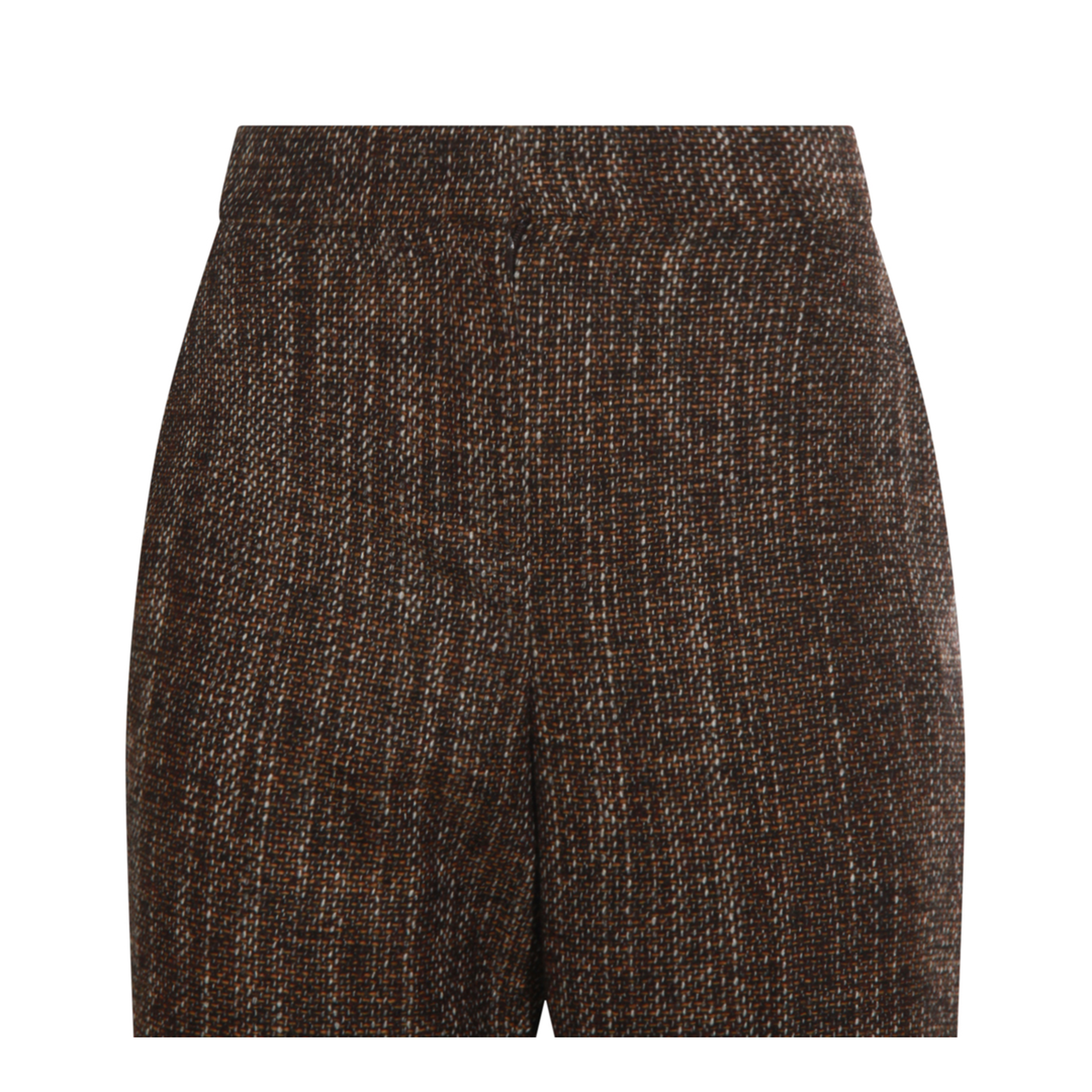 Rust Wool and Alpaca Trousers - Image 8