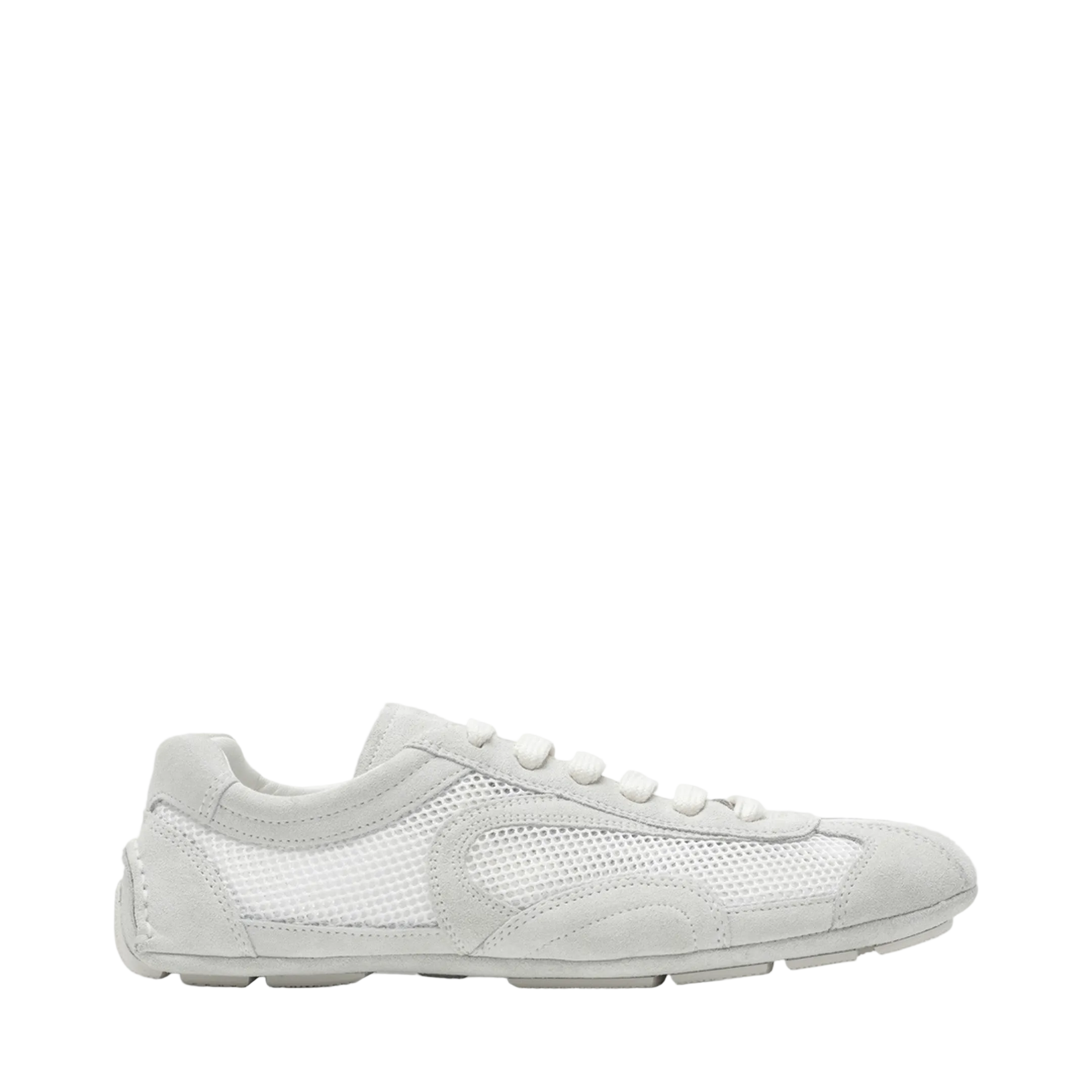 Montecarlo Re-Edition 2005 Sneakers in White Leather and Mesh - Image 1