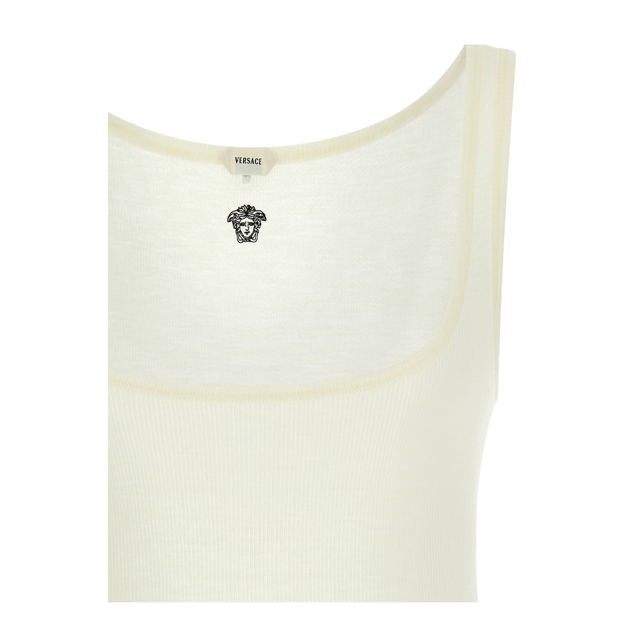 'La Medusa' Embroidery Top White - Image 3
