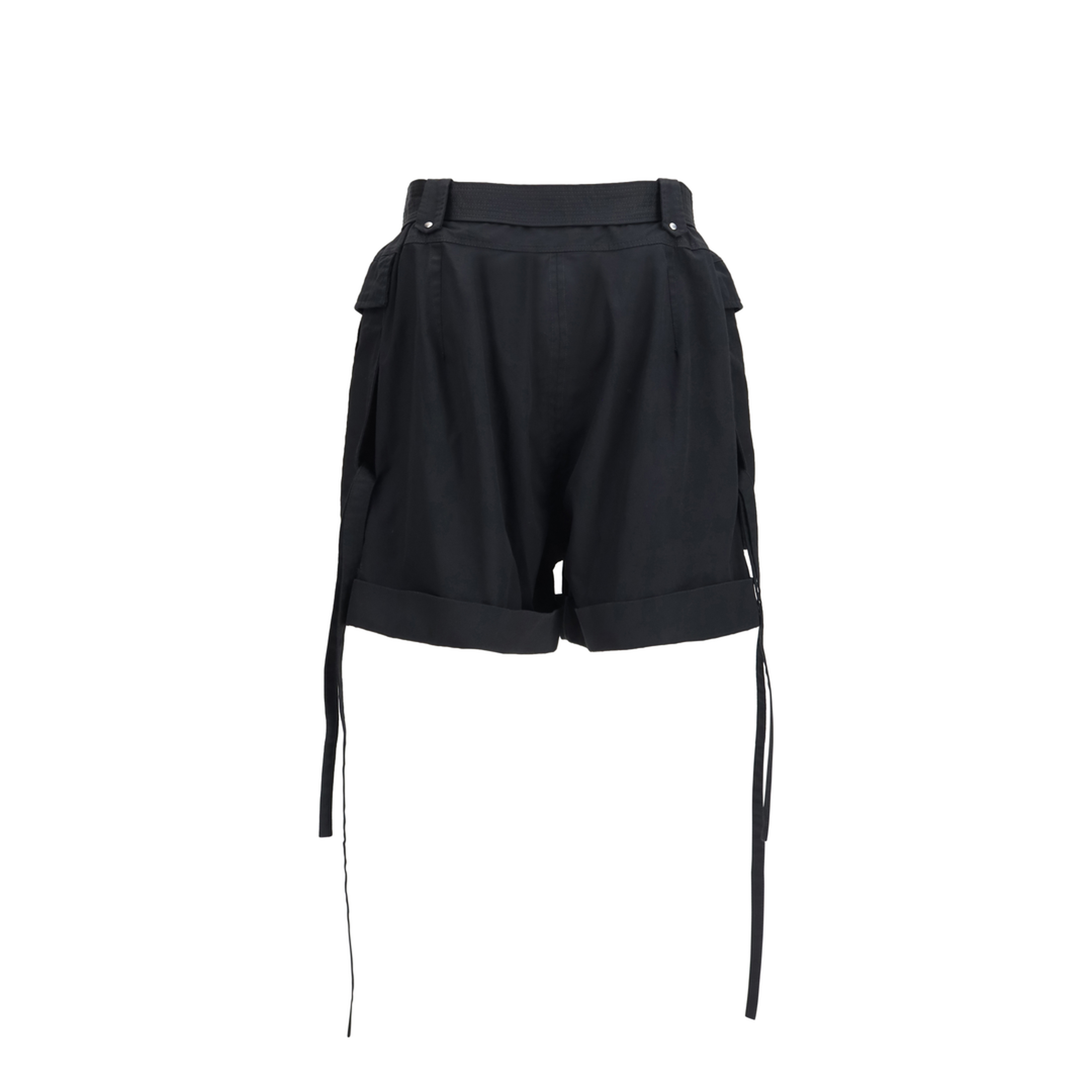 Cotton Shorts With Belt - Image 2