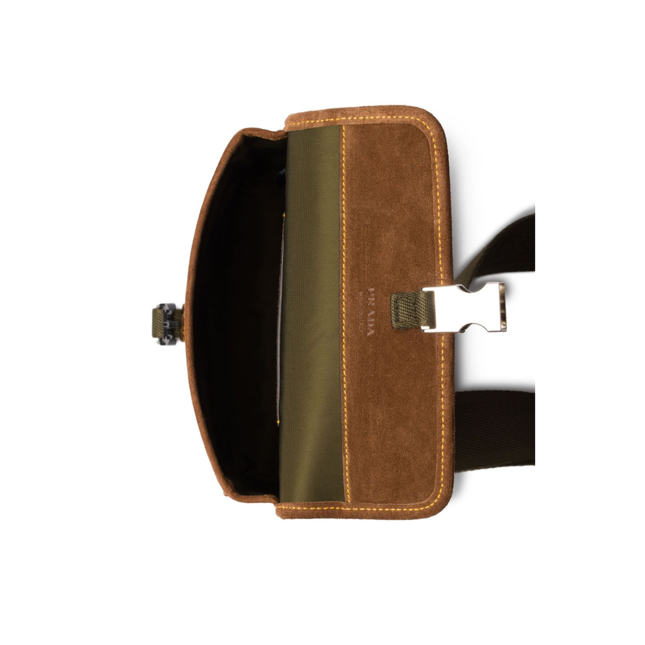 Two-Tone Re-Nylon and Suede Phone Holder - Image 2