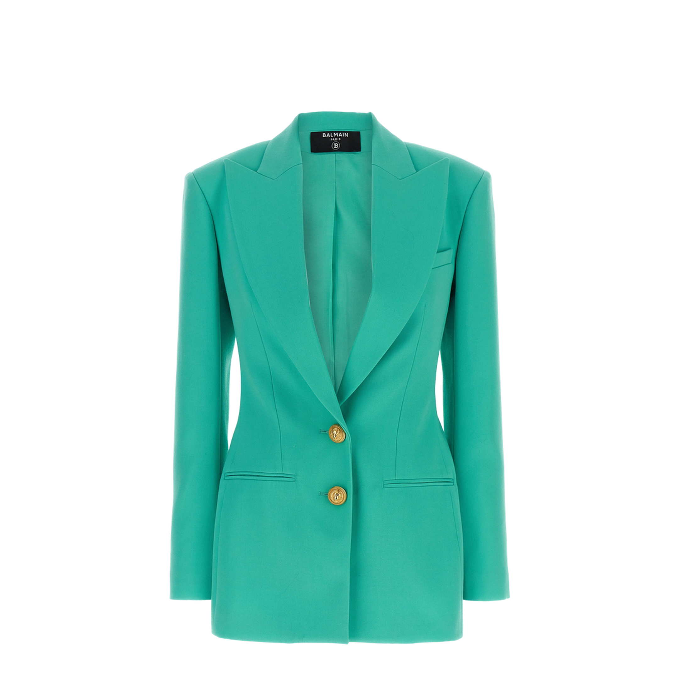 Logo Button Double-Breasted Blazer - Image 1