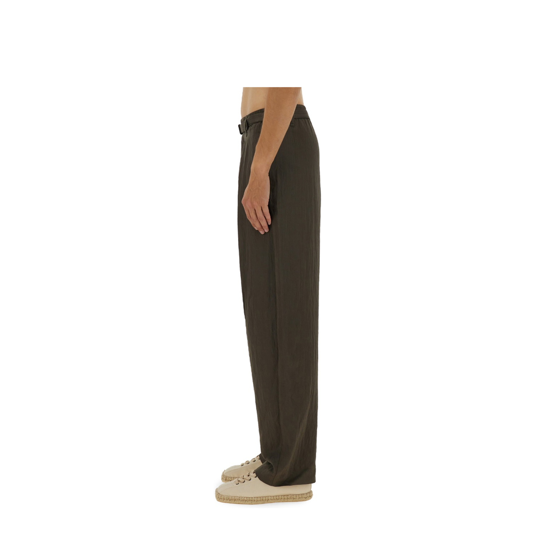 Relaxed Pants with Belt - Image 3