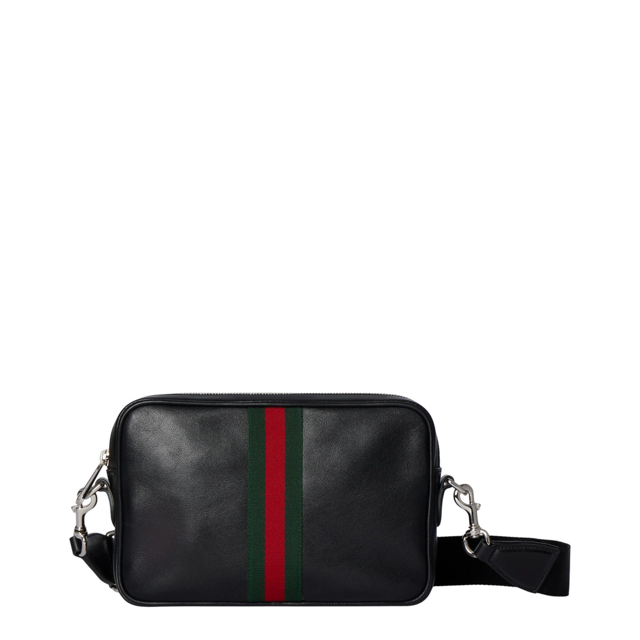 Web Trademark Small Crossbody Bag - Black - Image 1