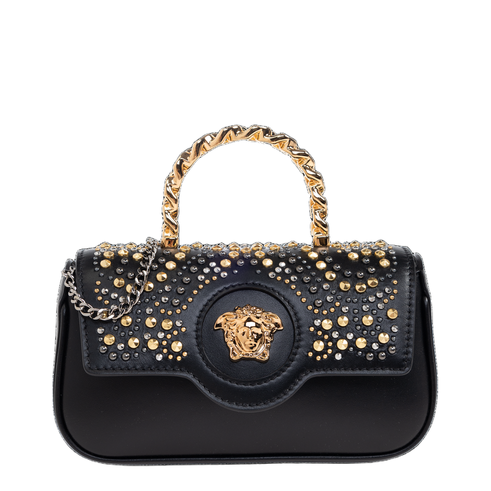 La Medusa Mini Handle Bag Black - Image 1