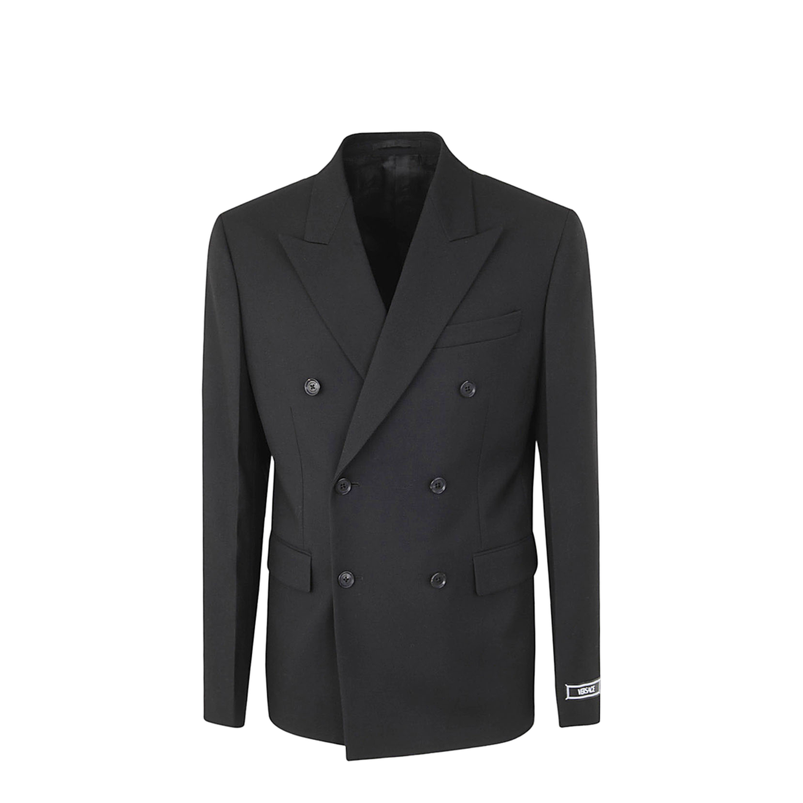 Formal Jacket Wool Fabric - Black - Image 5