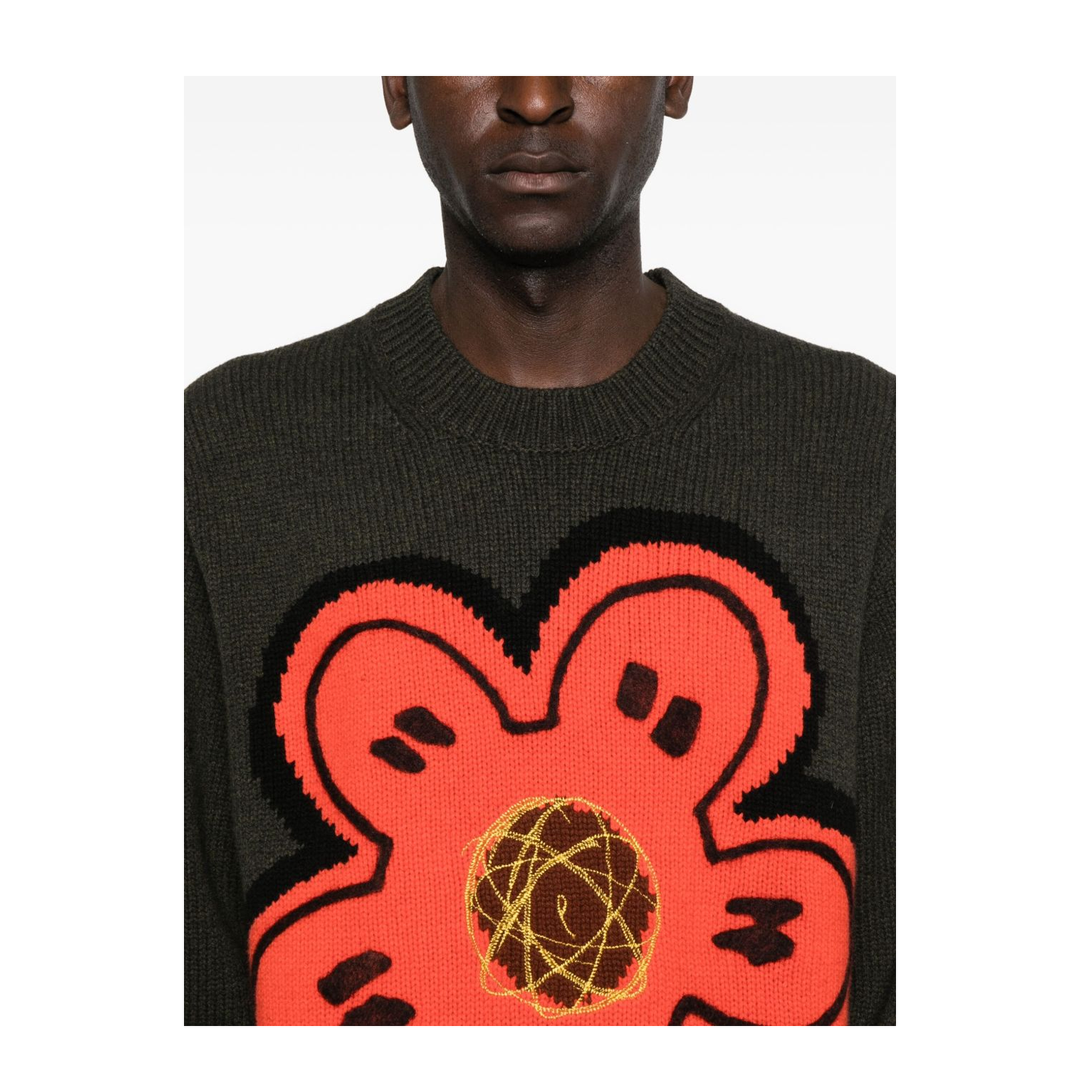 Sweater with Boke Flower - Image 5
