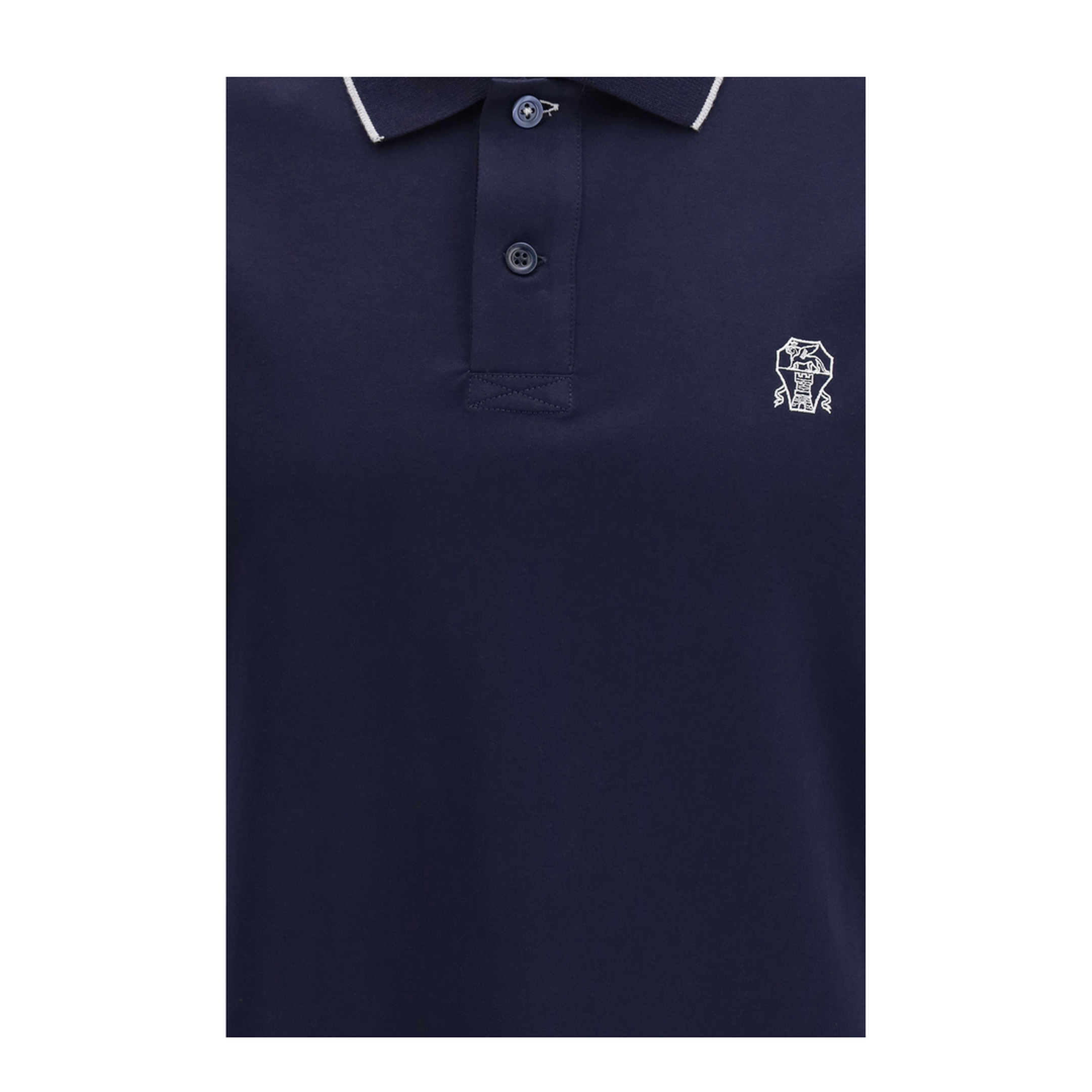 Polo in Cotton Jersey with Short Sleeves - Image 3
