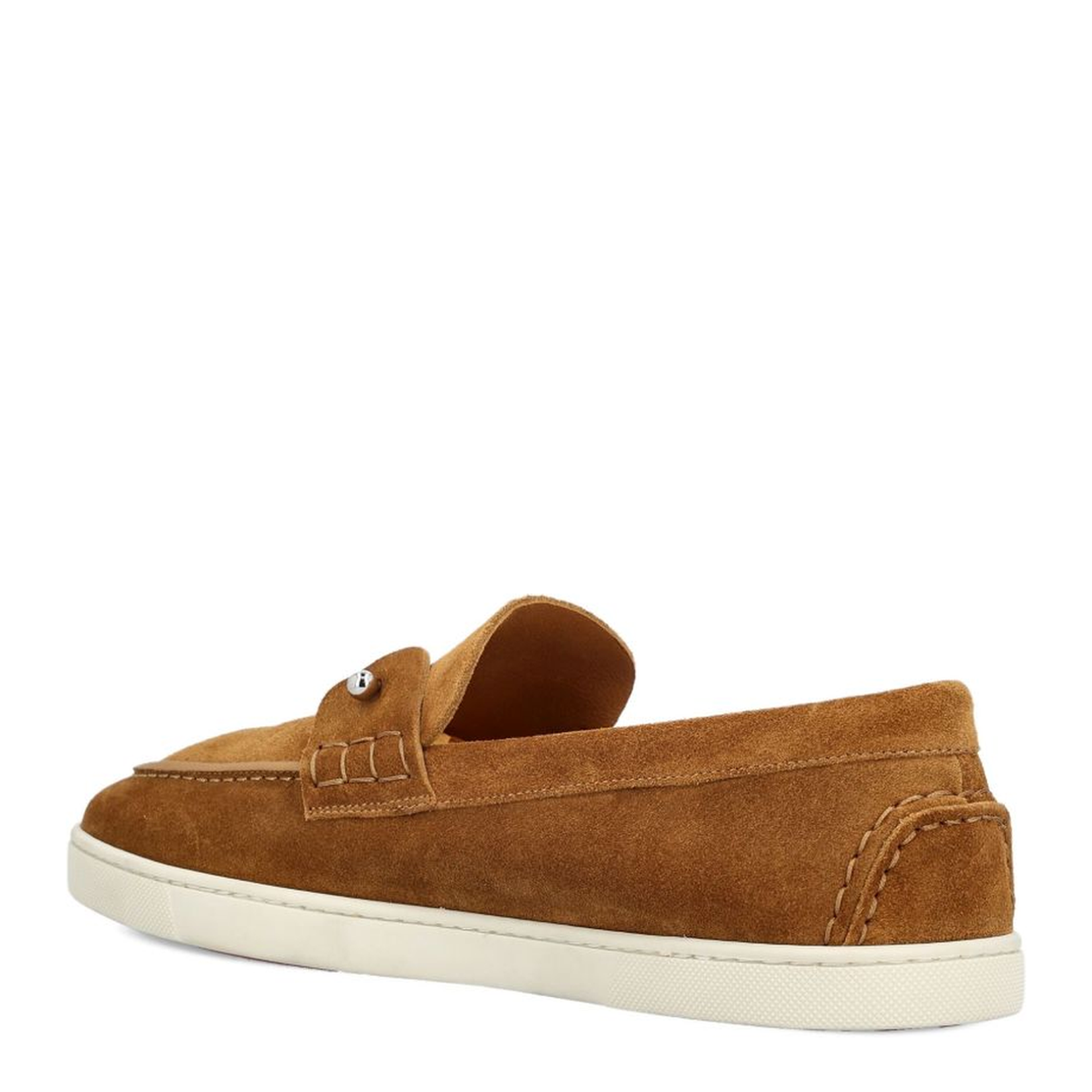 Brown Suede Leather Flat Sole Round Toe - Image 4