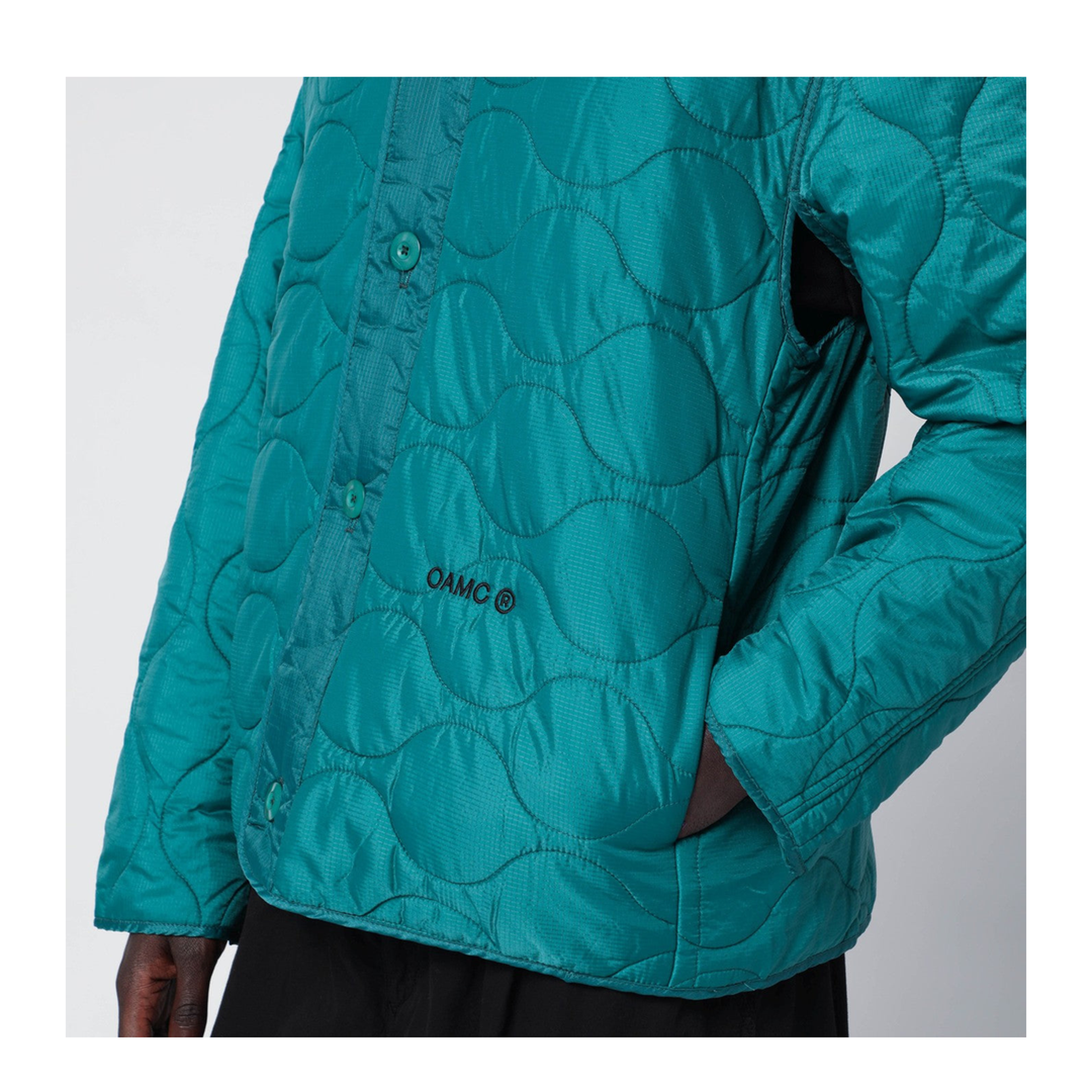 Forest Green Combat Liner Jacket - Image 2