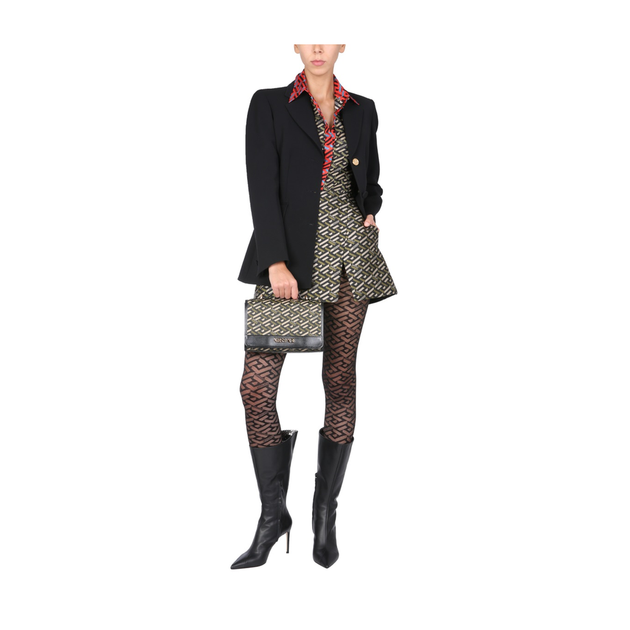 Jacket With Medusa Button - Image 2
