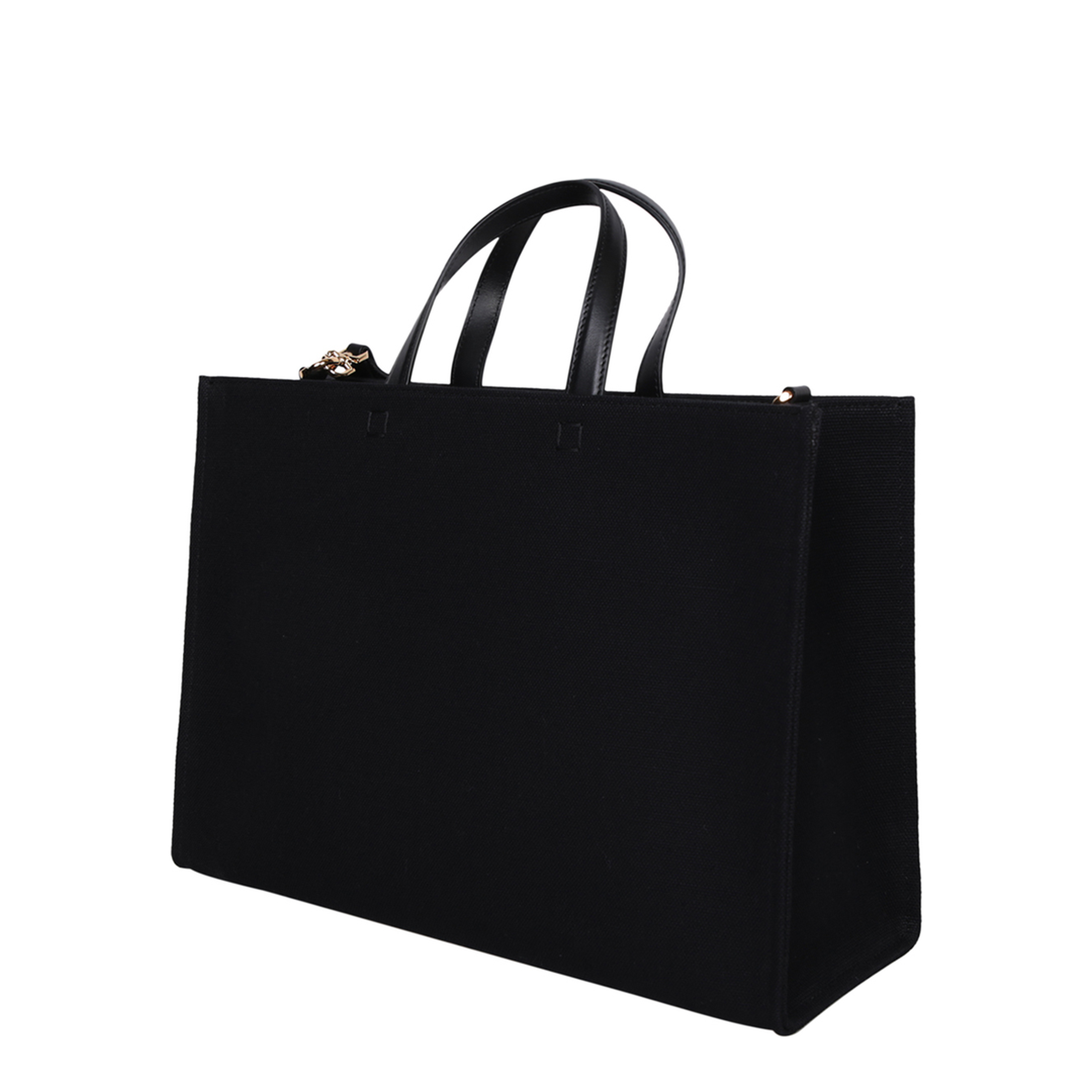 G-Tote Medium Canvas Shopping Bag - Black - Image 2