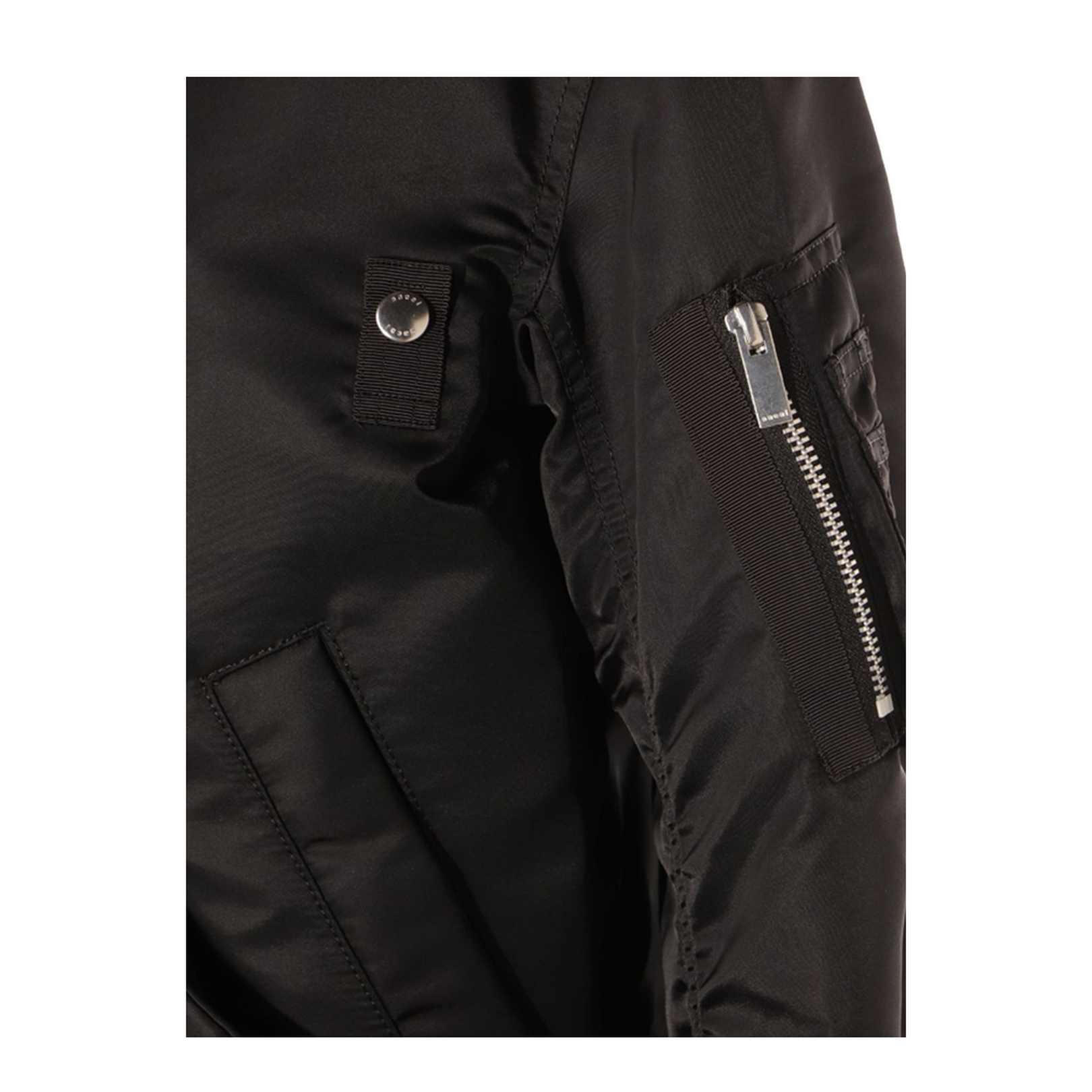 Nylon Bomber Jacket - Image 3
