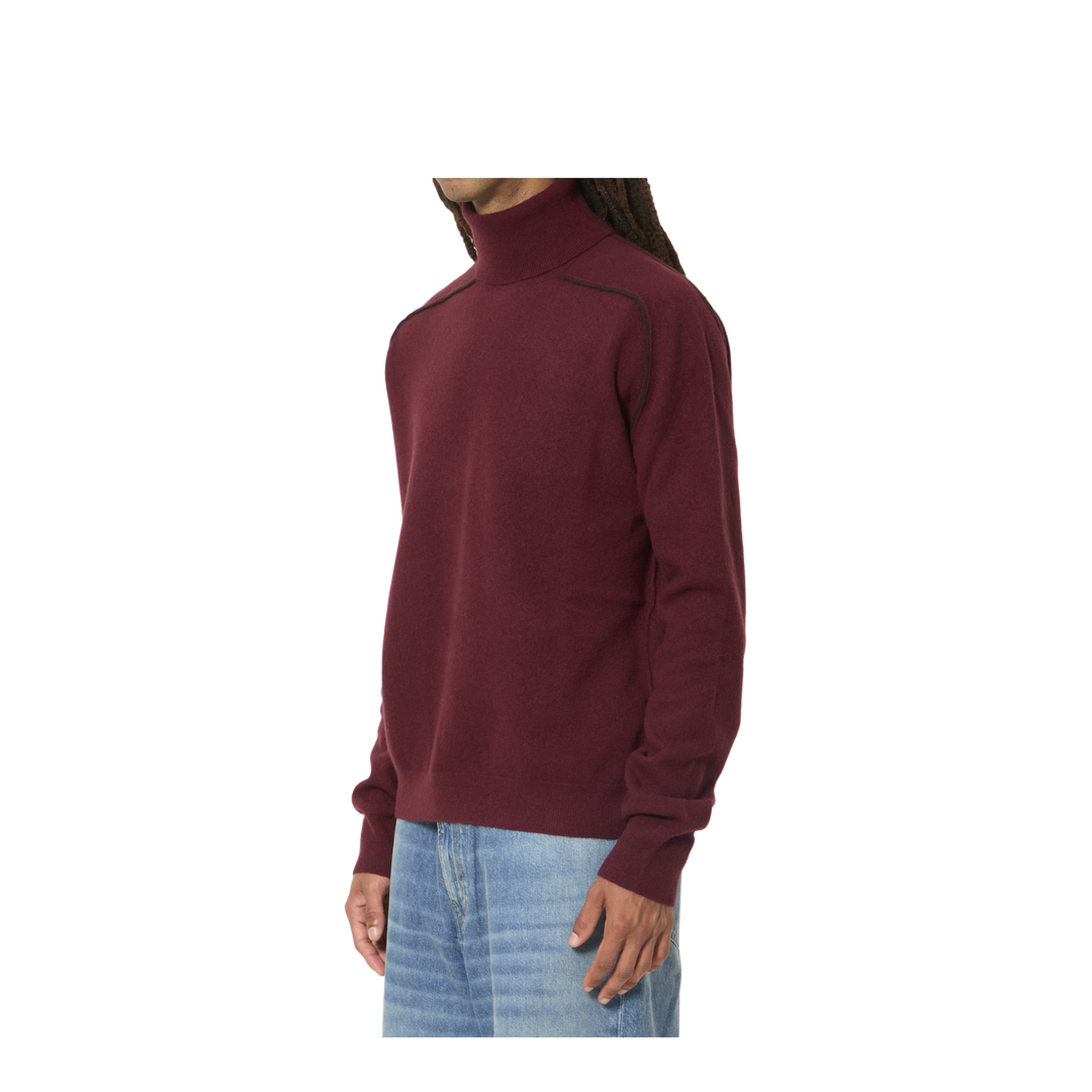 Virgin Wool Turtleneck Sweater - Image 2