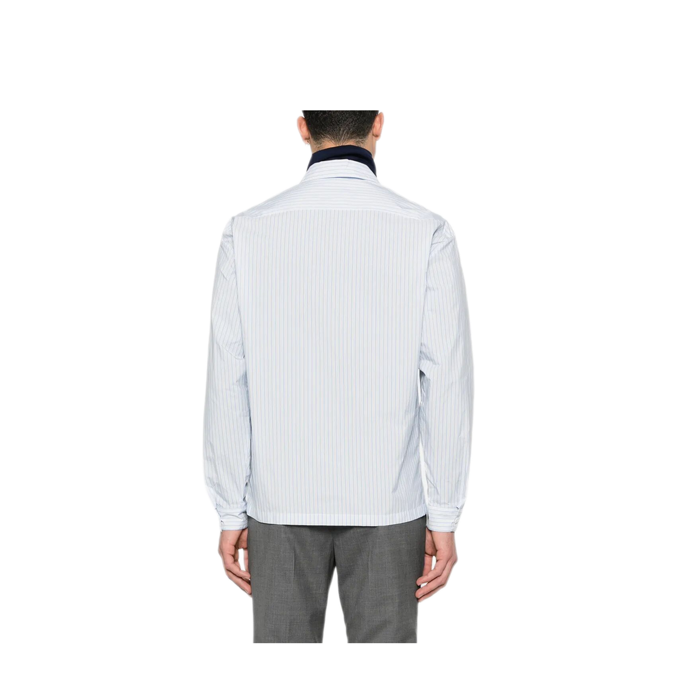 Striped Shirt With Full Zip - Image 3
