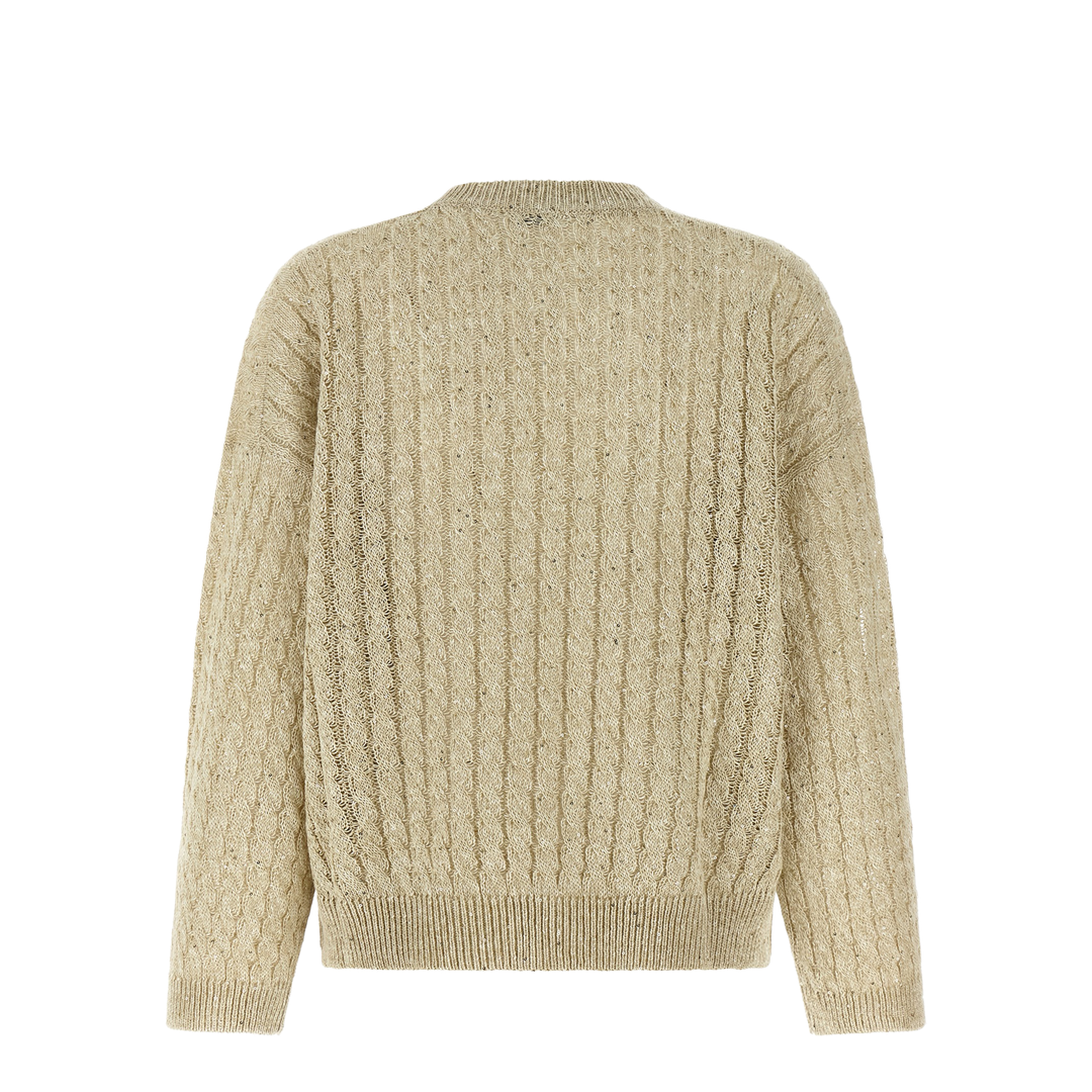 Women's Knitted Sweater Beige - Image 2