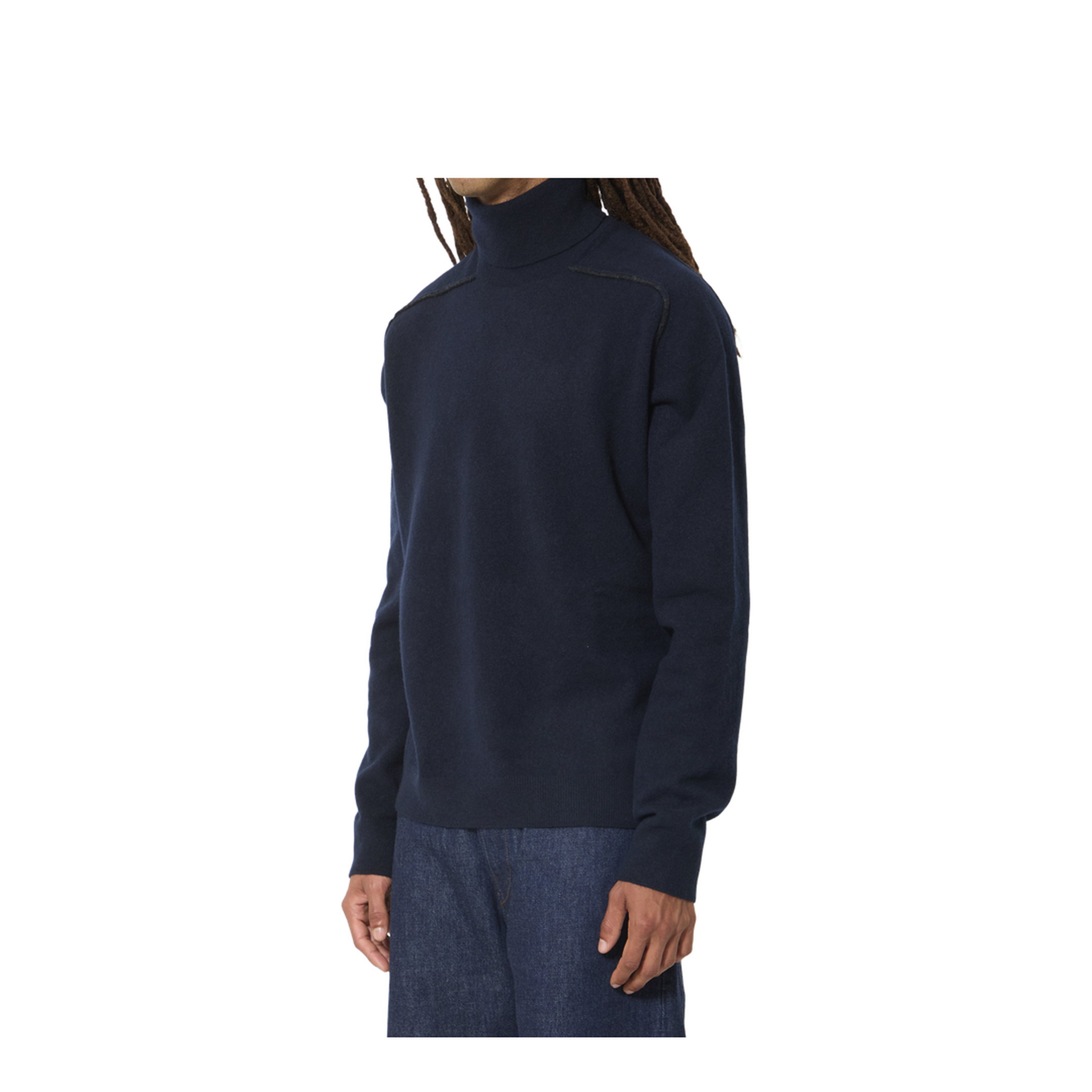 Virgin Wool Turtleneck Sweater - Image 2