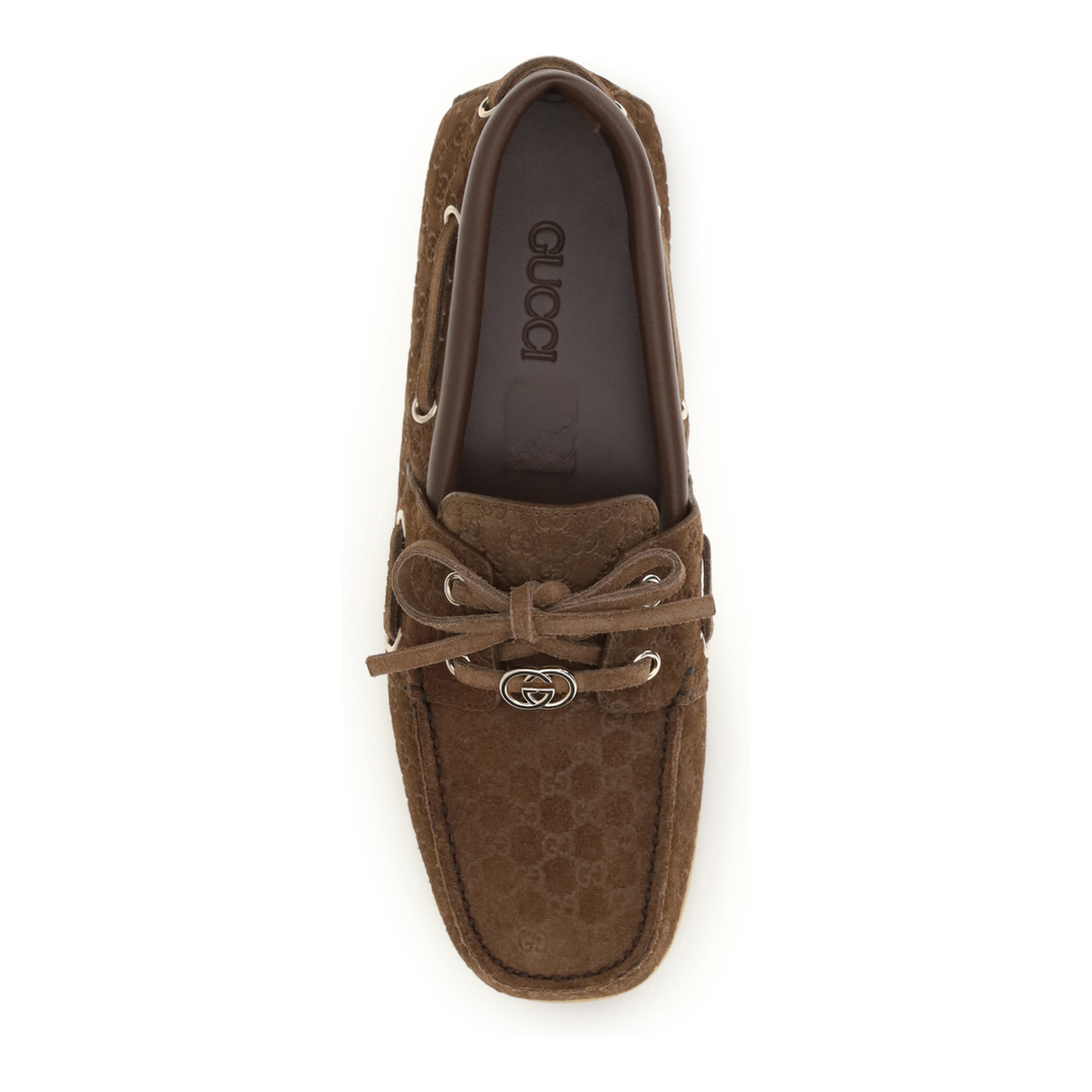 Suede Boat Loafers - Image 4