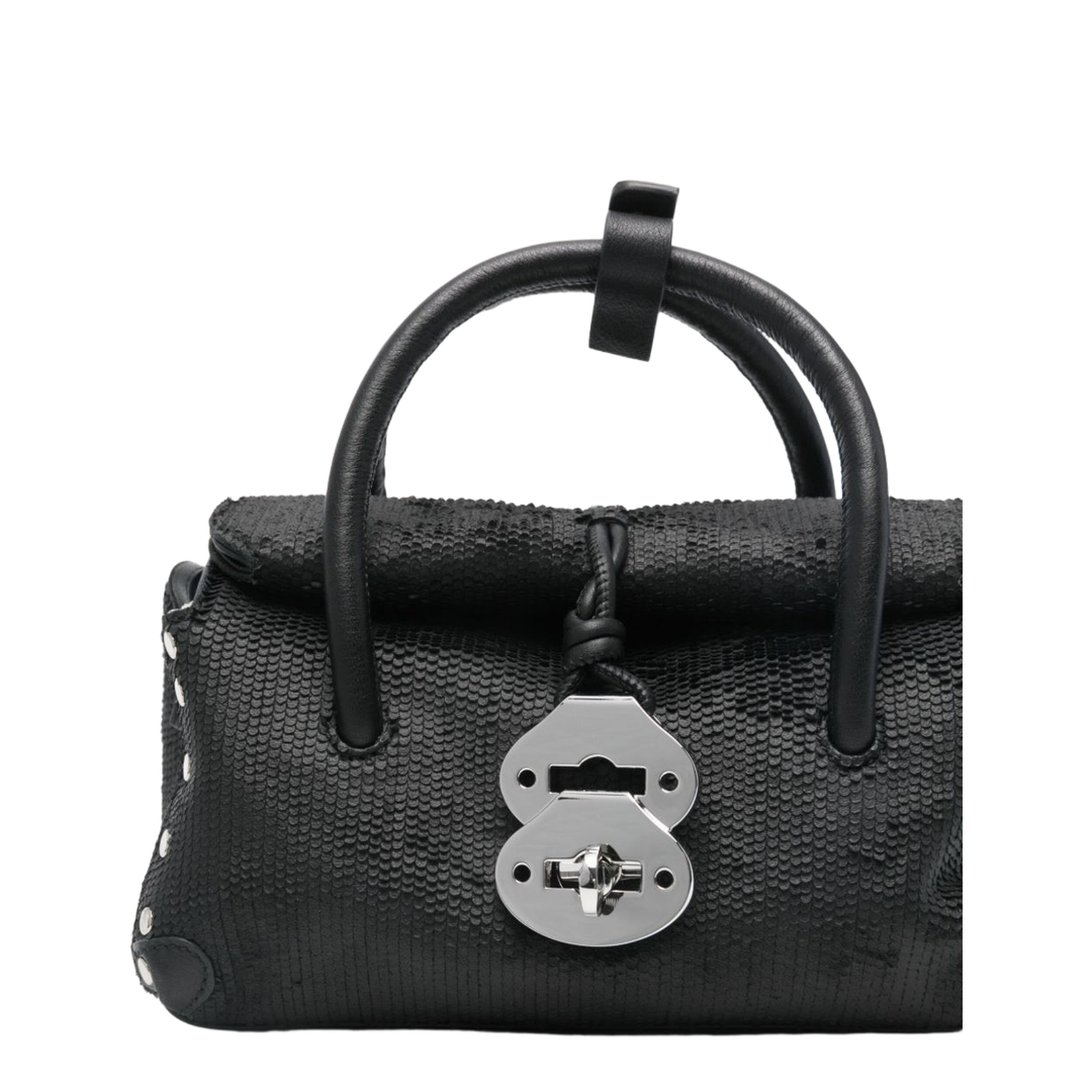 Dotta CBI Baby Leather Handbag - Black - Image 4
