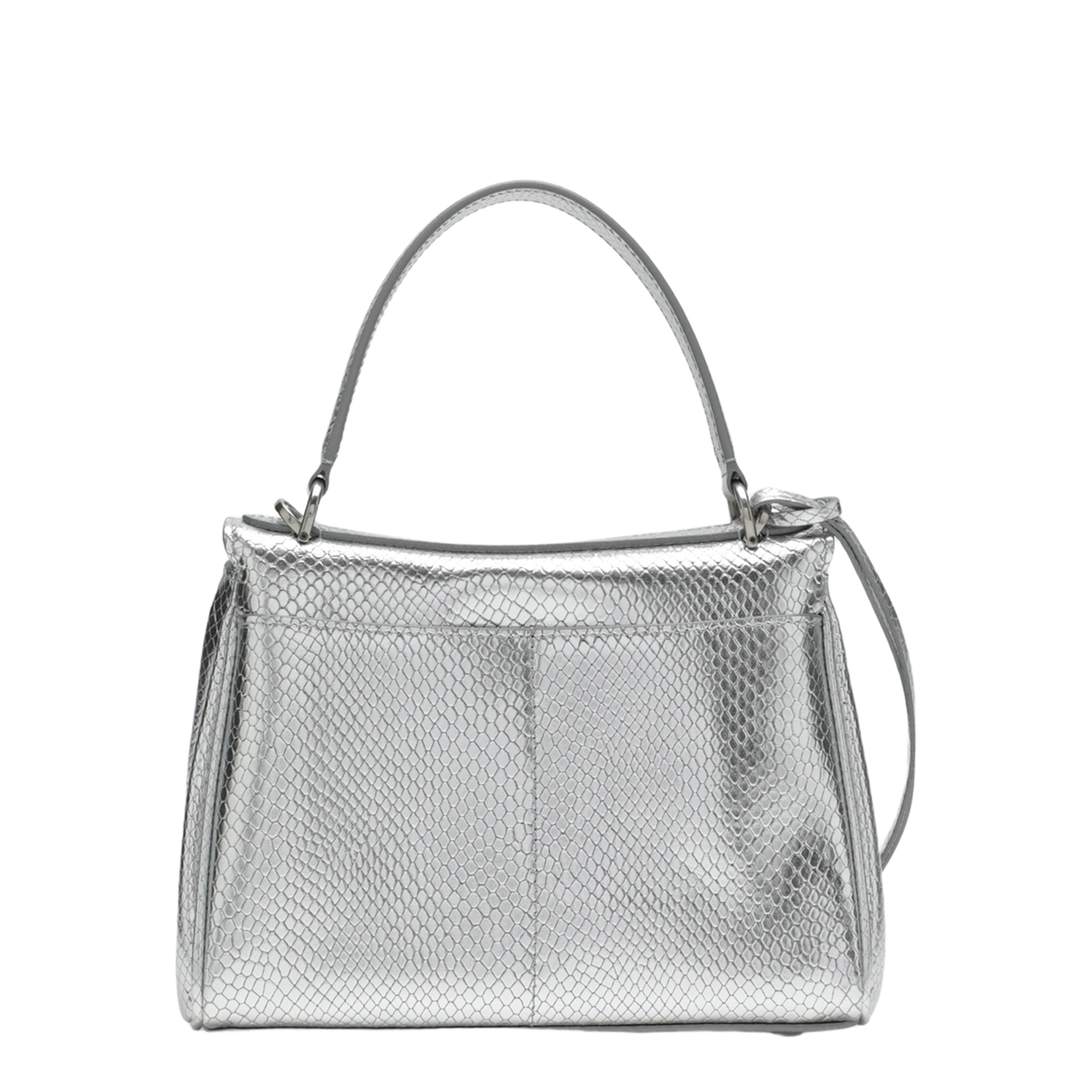 Rodeo Mini Calfskin Handbag - Silver - Image 2