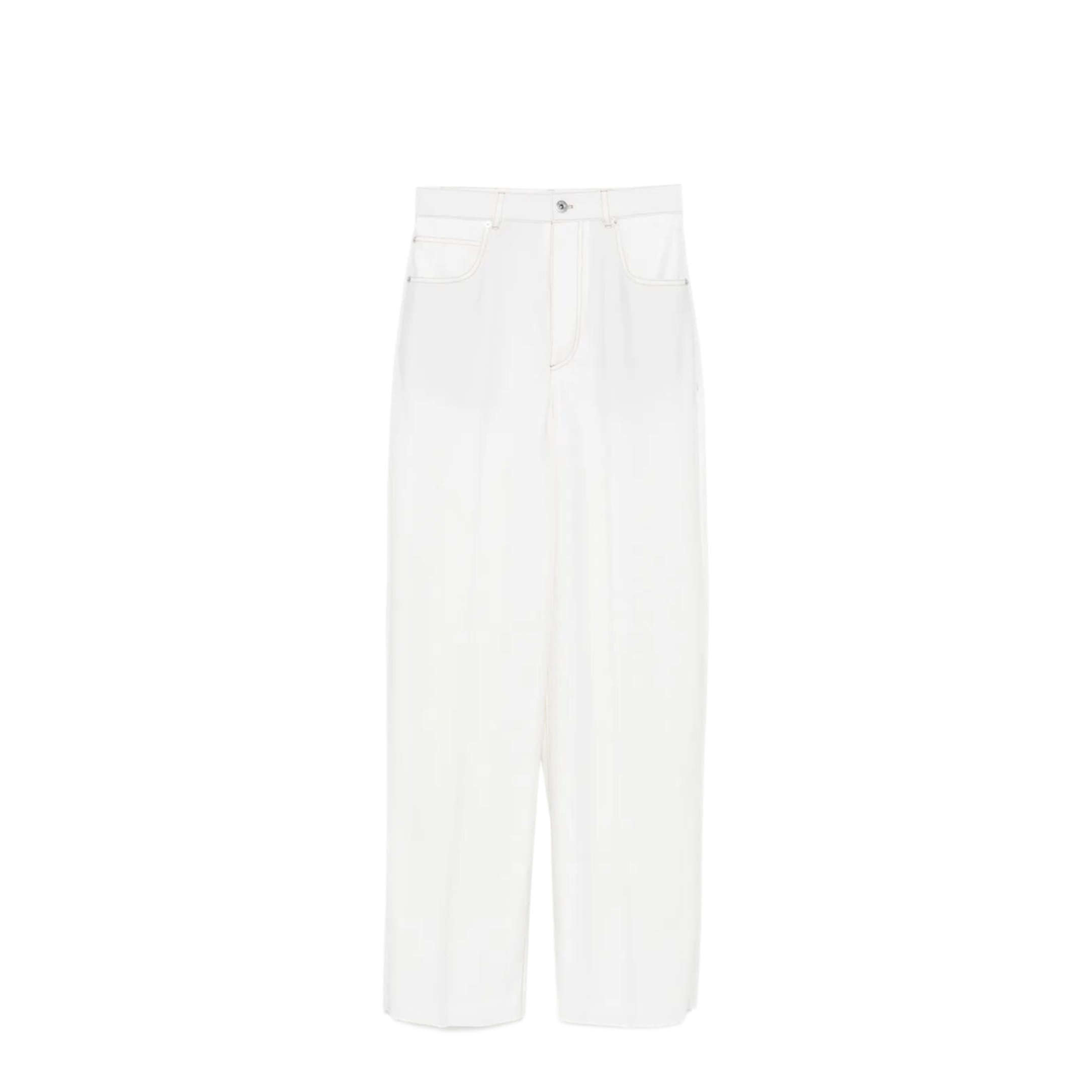 Wide Leg Denim Trousers - Image 1