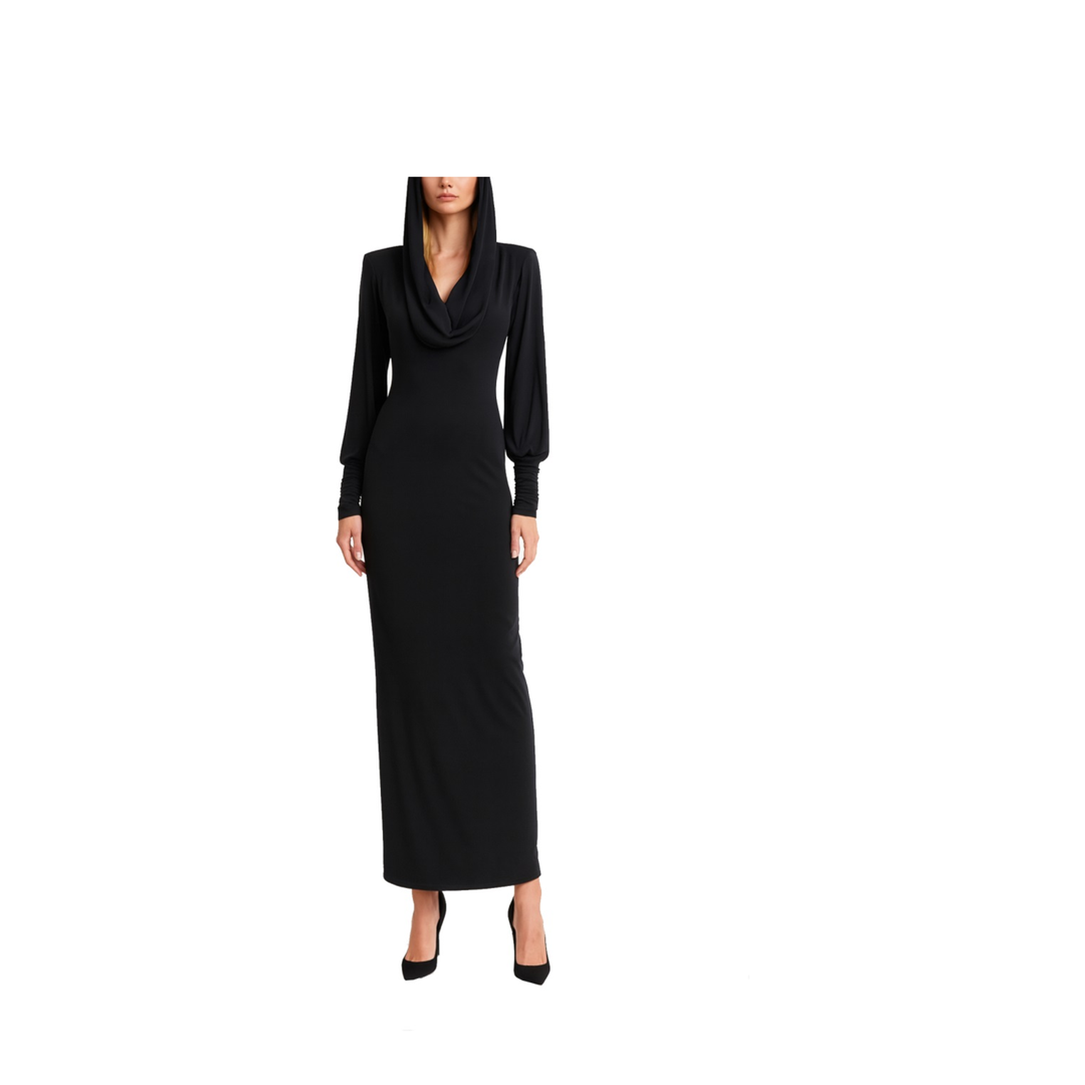 Long Dress With Hood - Image 2