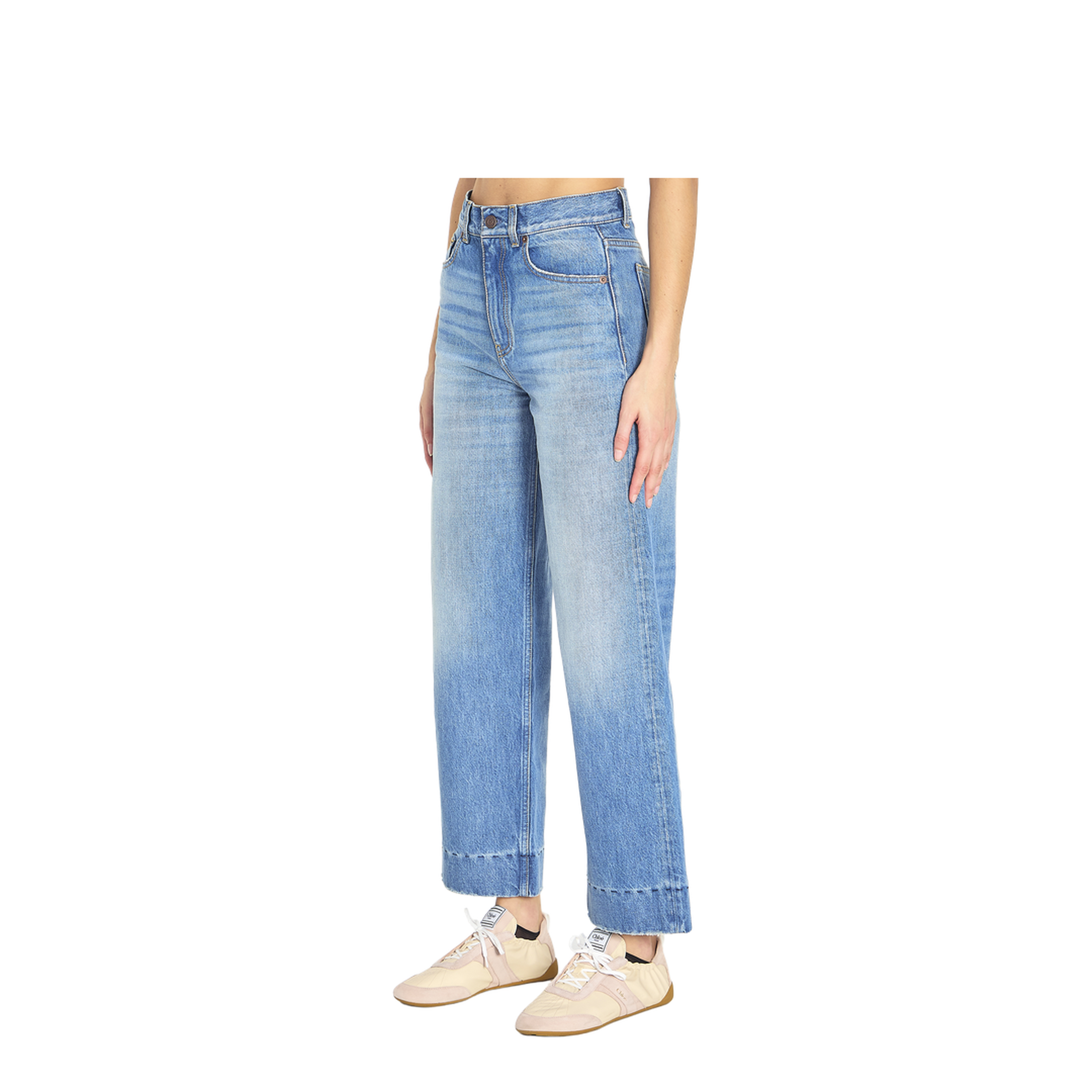 High-waisted shorts jeans - Image 2