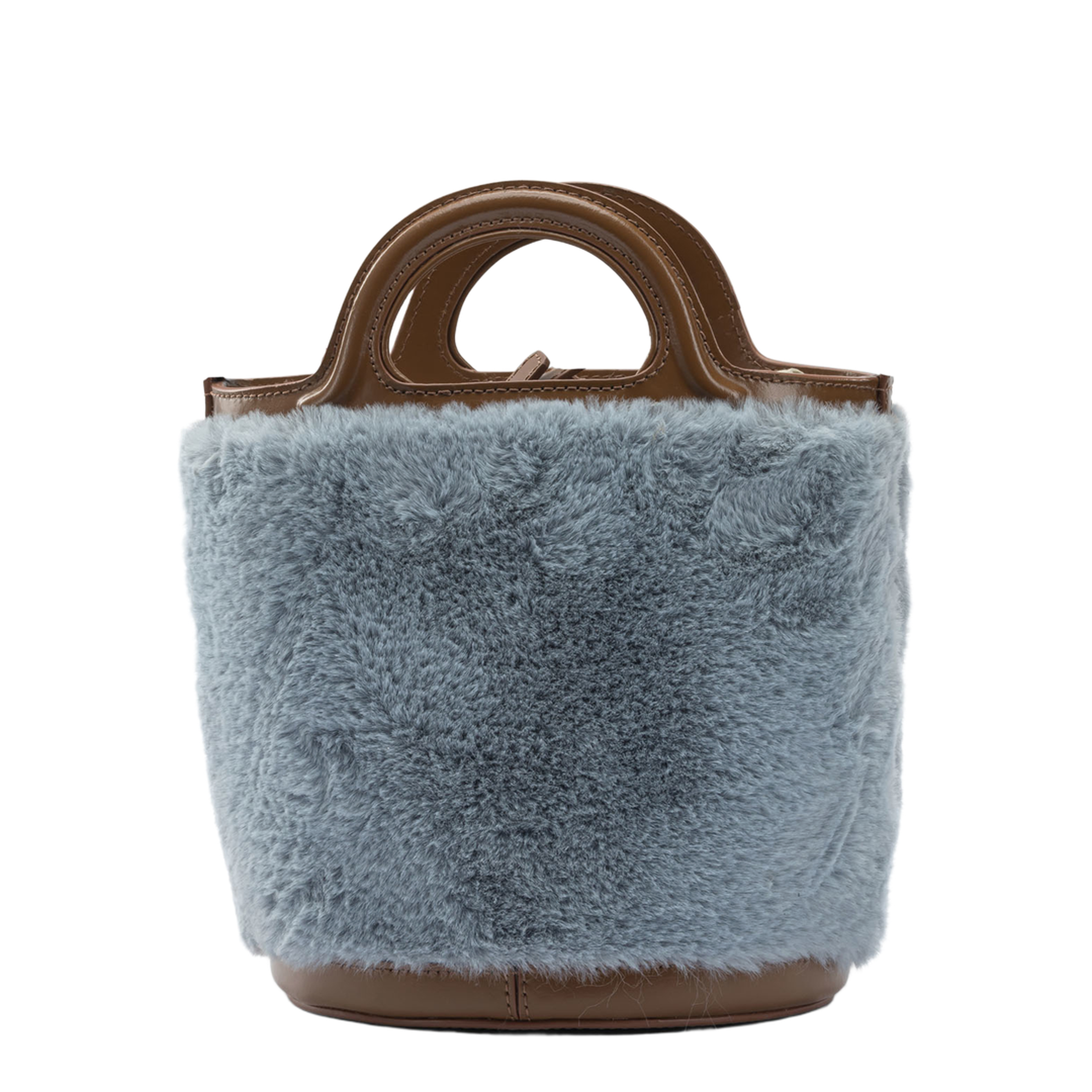 Tropicalia Small Calf Leather Handbag - Lilac Blue - Image 3