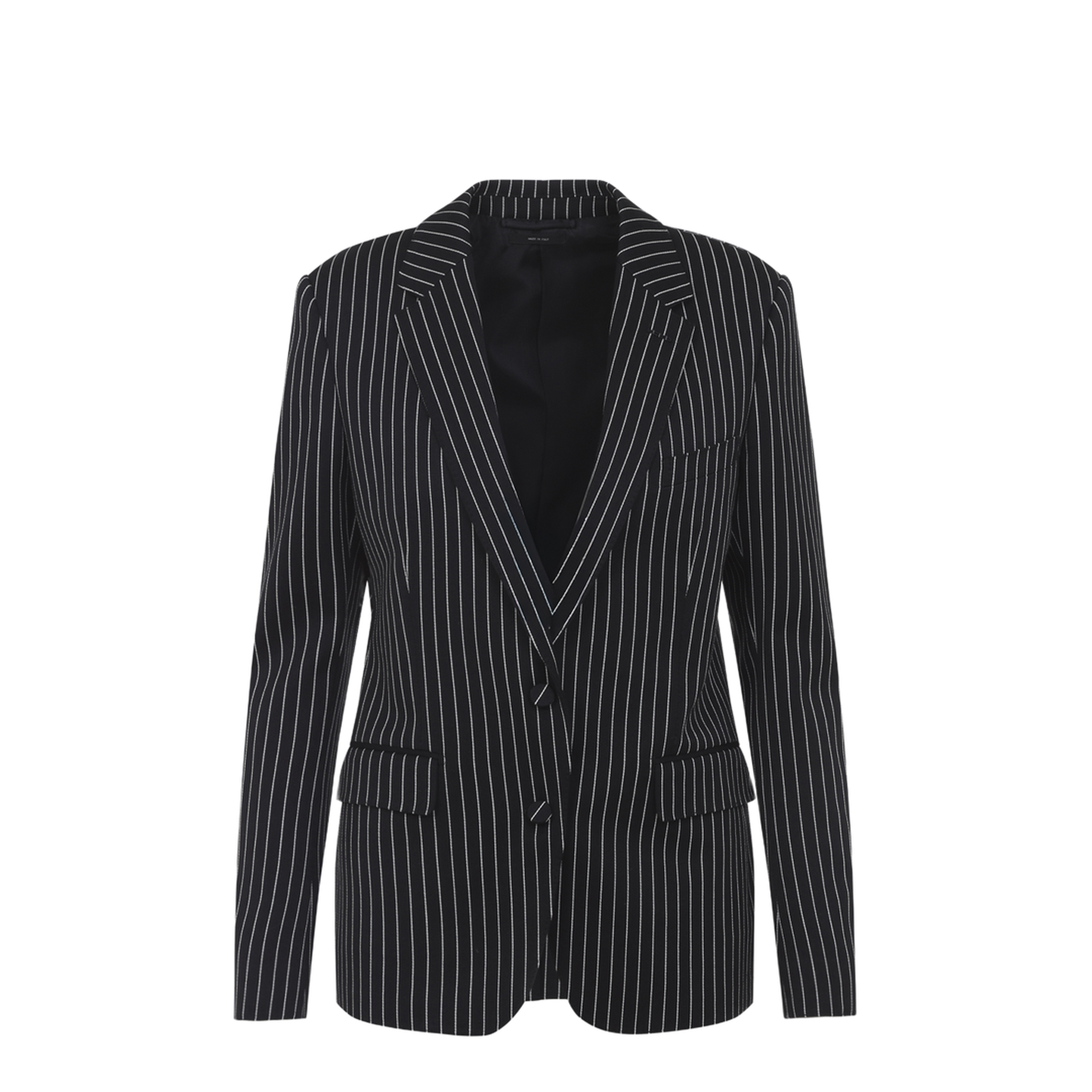 Striped Wool Barathea Jacket - Image 2