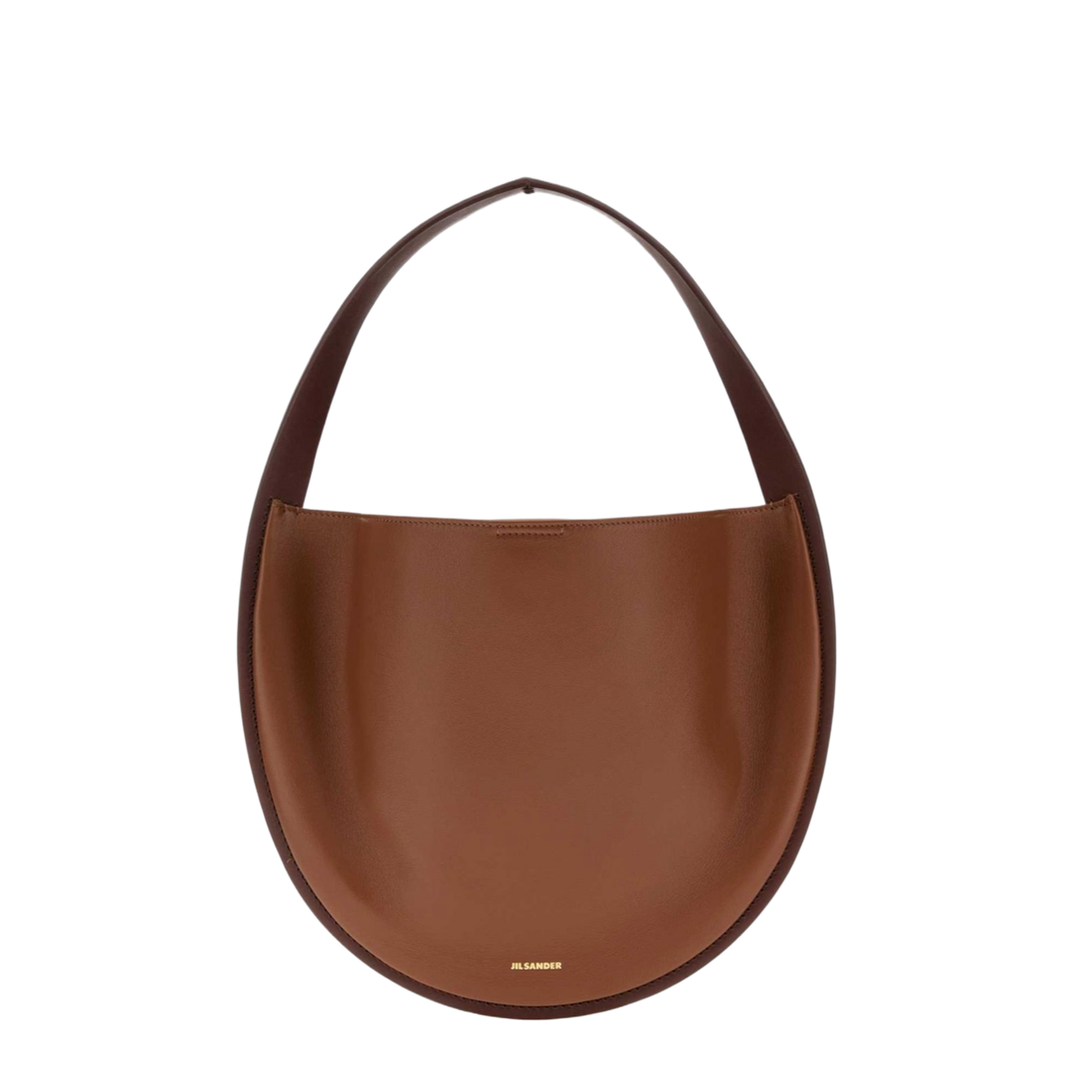 Pivot Ovine Leather Hobo Bag - Caramel - Image 1