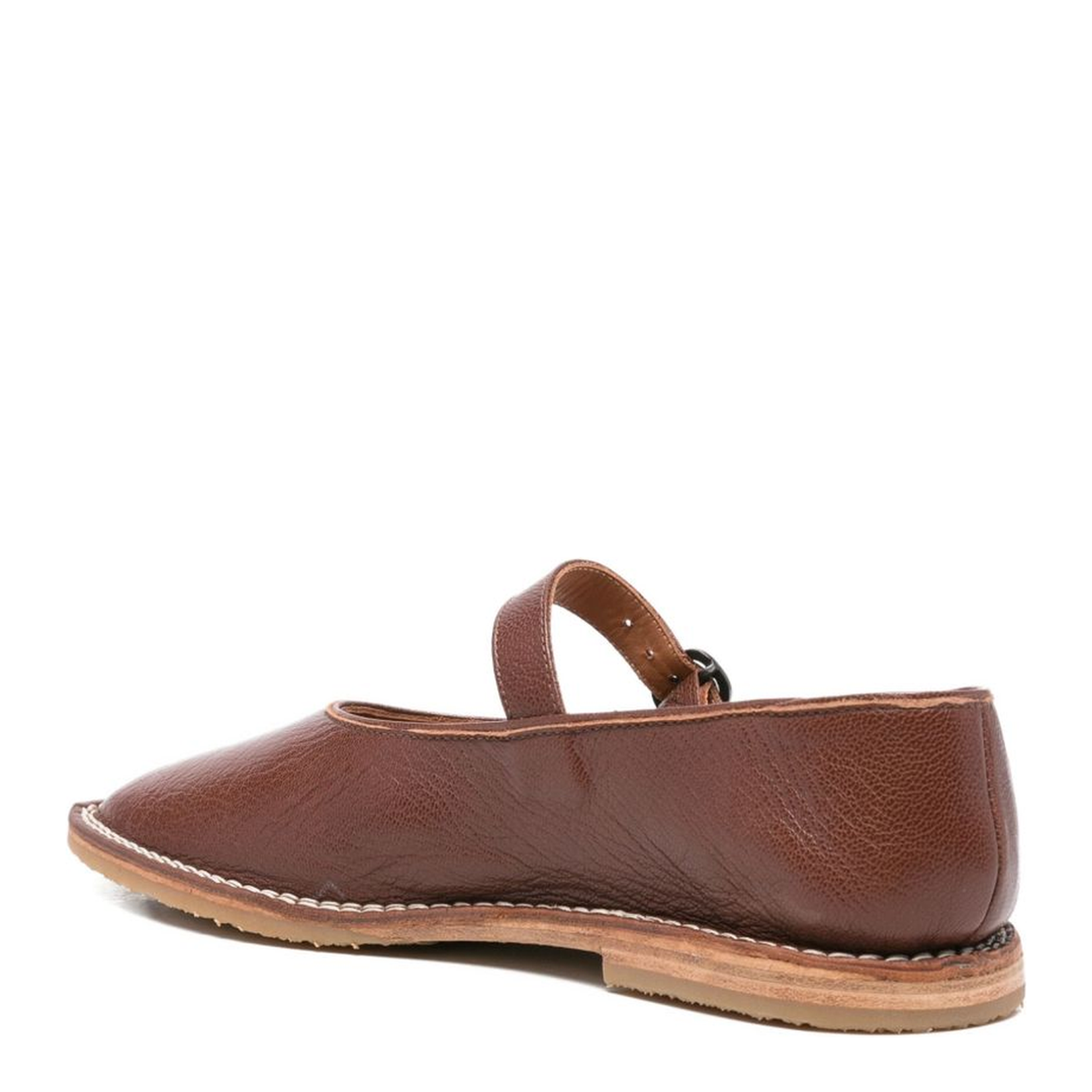 Flat Shoes Brown - Image 3