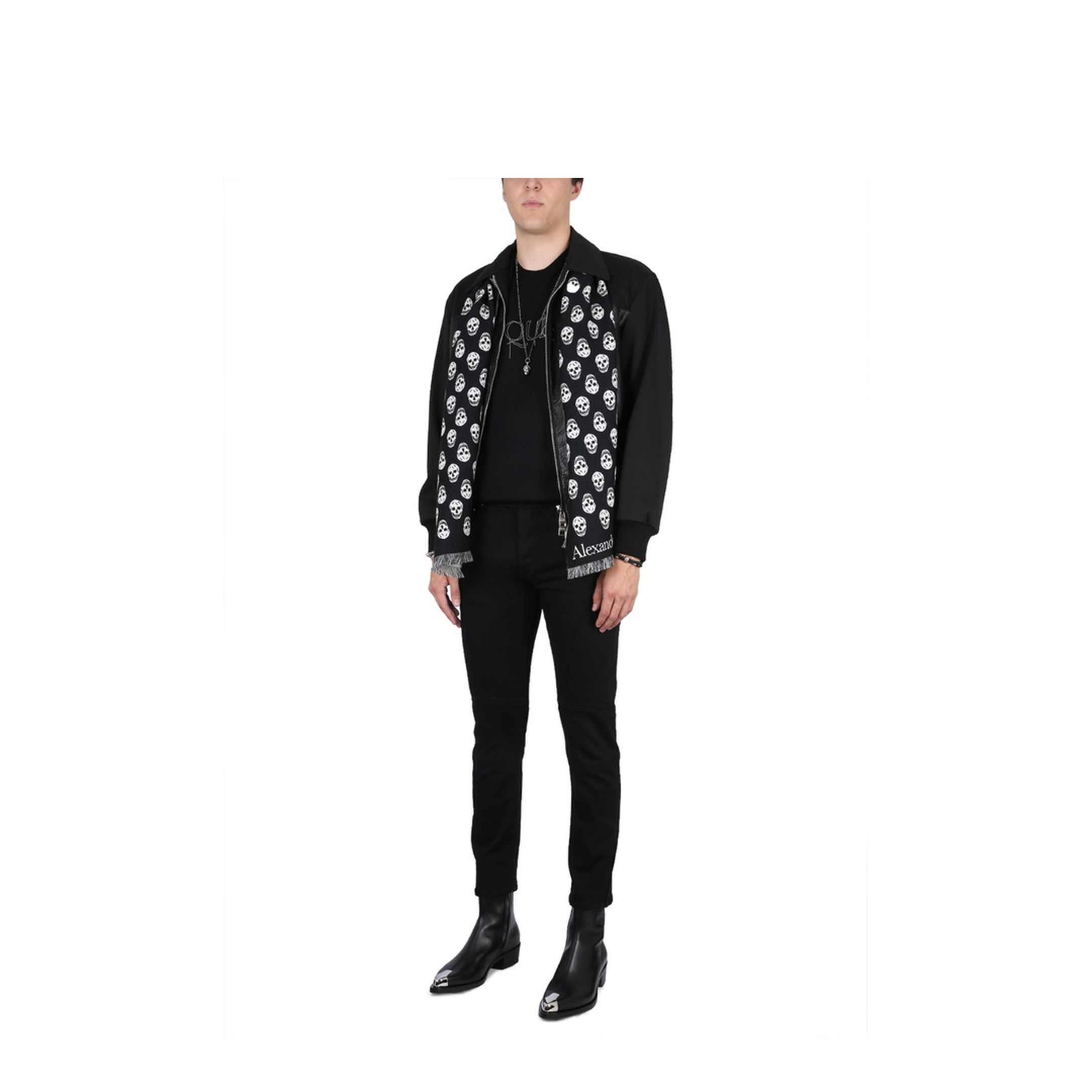 Leather Bomber Jacket - Image 2