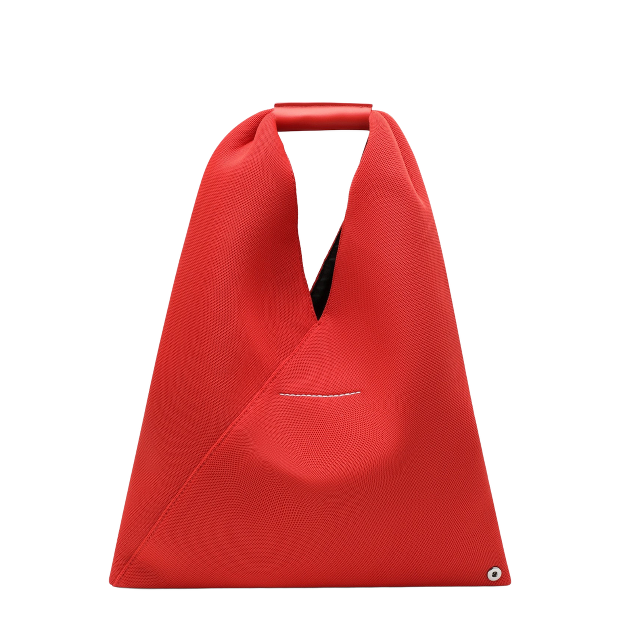 Small Japanese Bag in Orange Mesh - Image 2