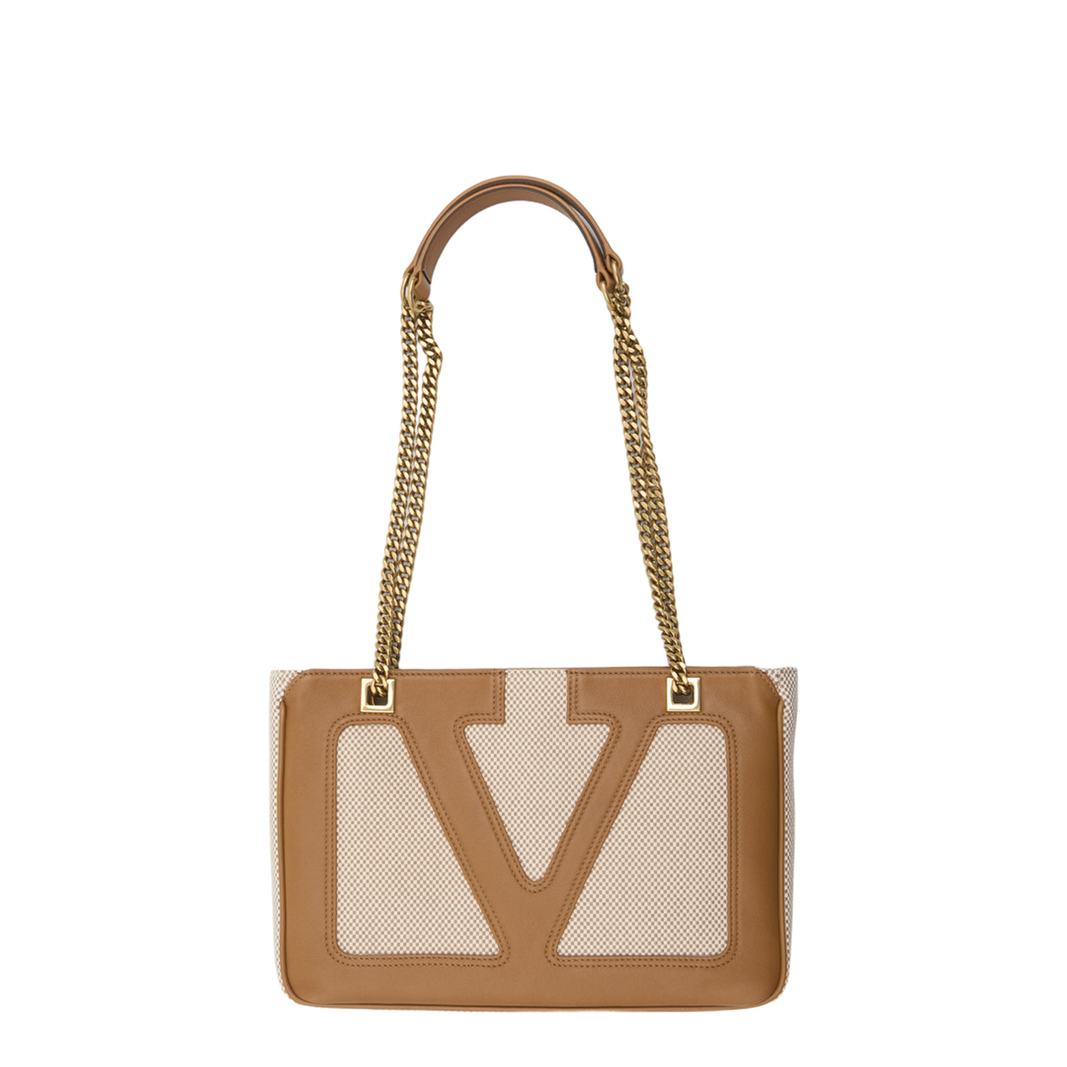 Viva Superstar Small Canvas Shopping Bag - Natural/spice - Image 1