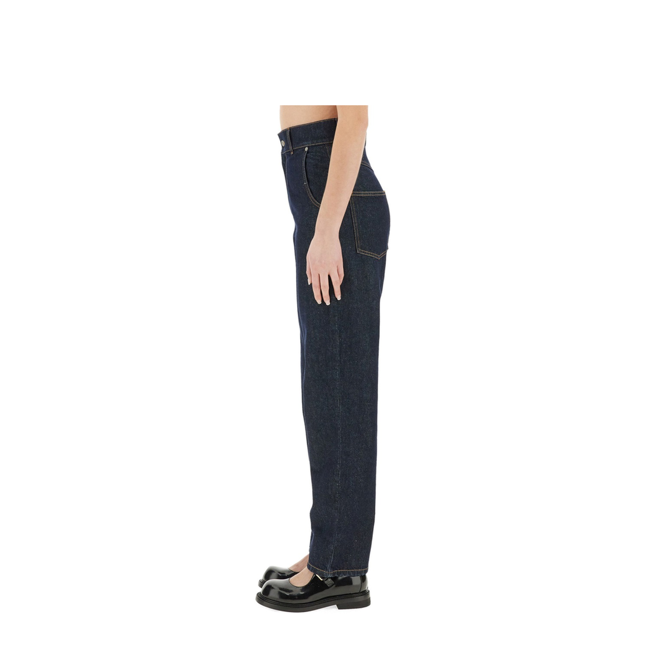 "LAUREL CROWN PATCH" DENIM PANTS - Image 4
