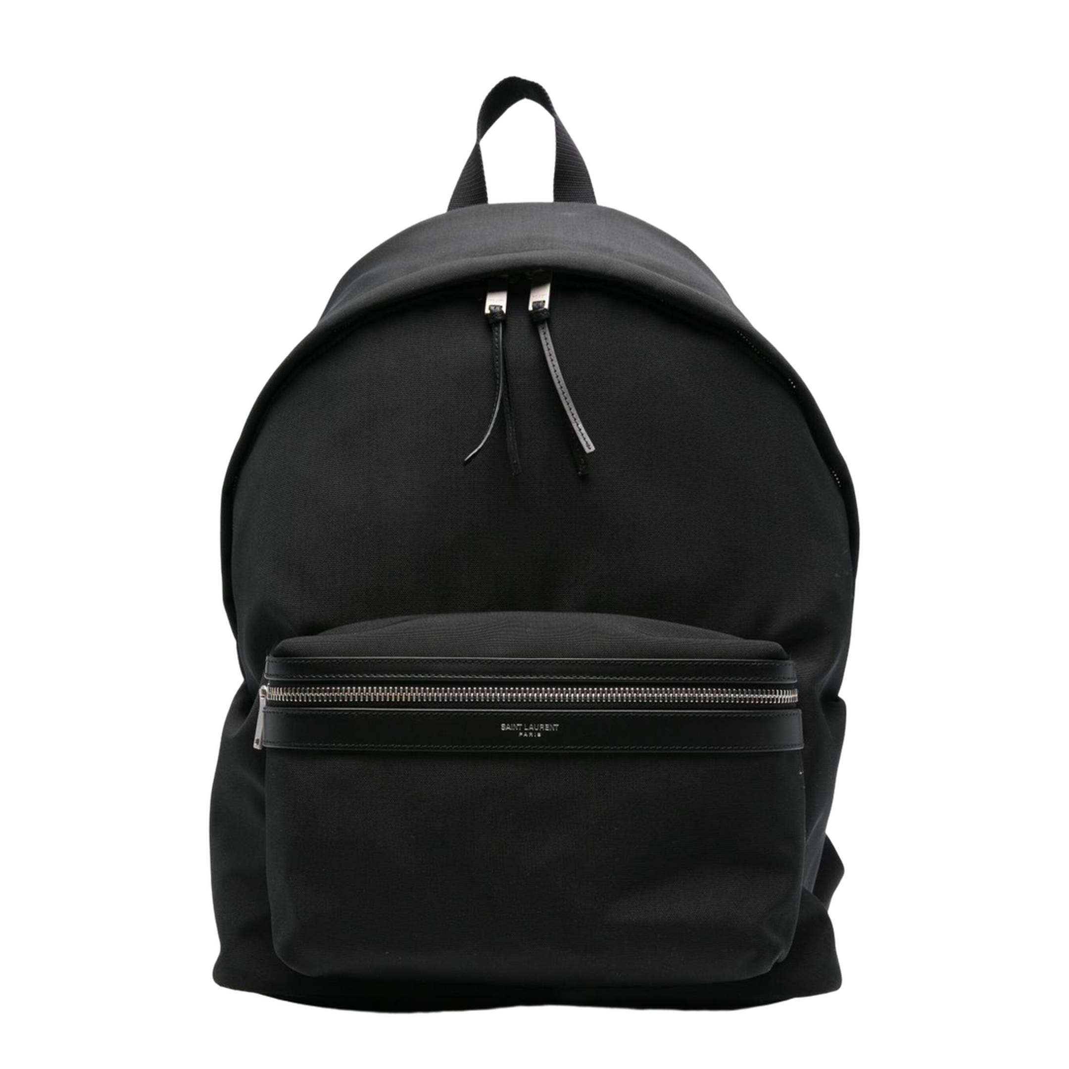 City Canvas, Nylon And Leather Backpack - Black - Image 1
