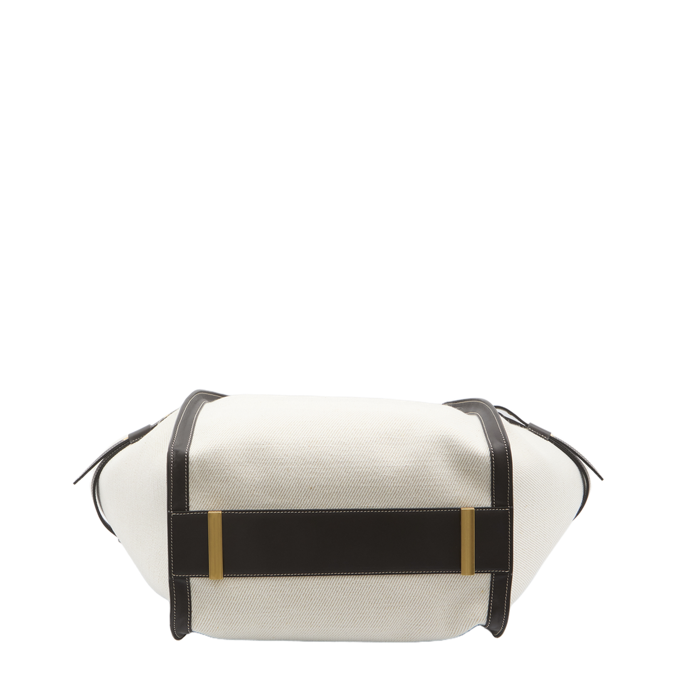 Shopping Bag in Canvas and Leather Medium - Image 2