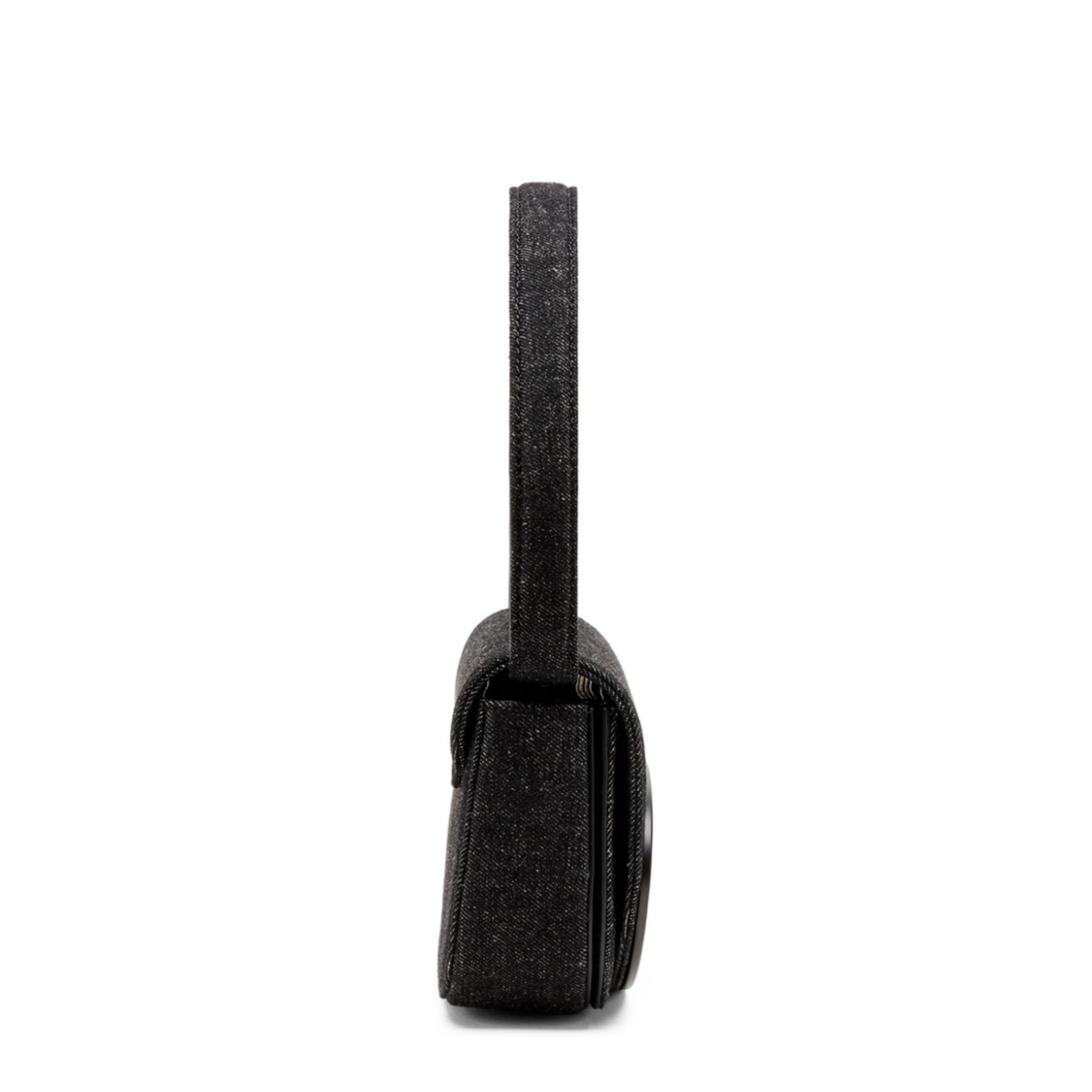1DR Canvas Shoulder Bag - Black - Image 5