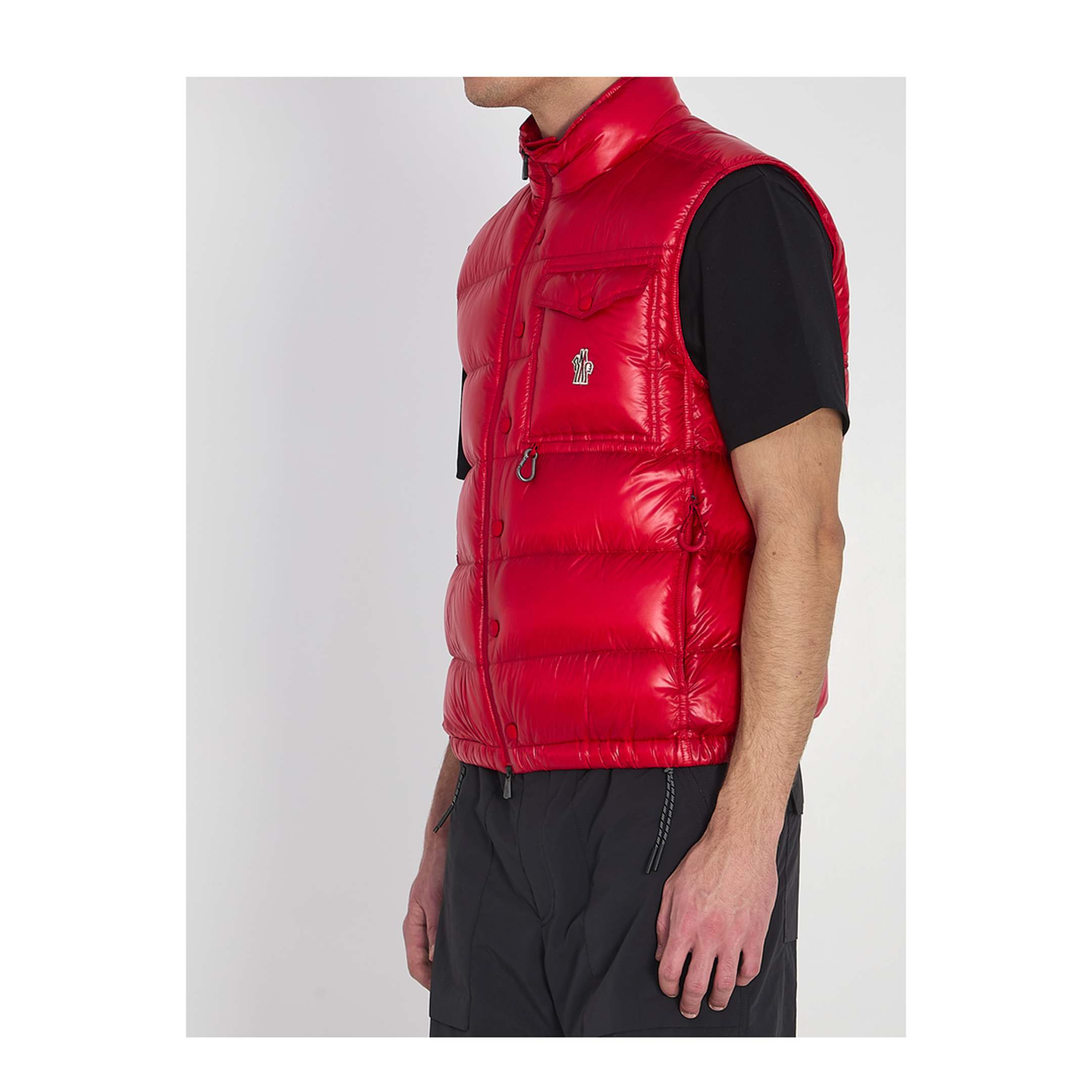 Red Uychi Packable Down Gilet - Image 2