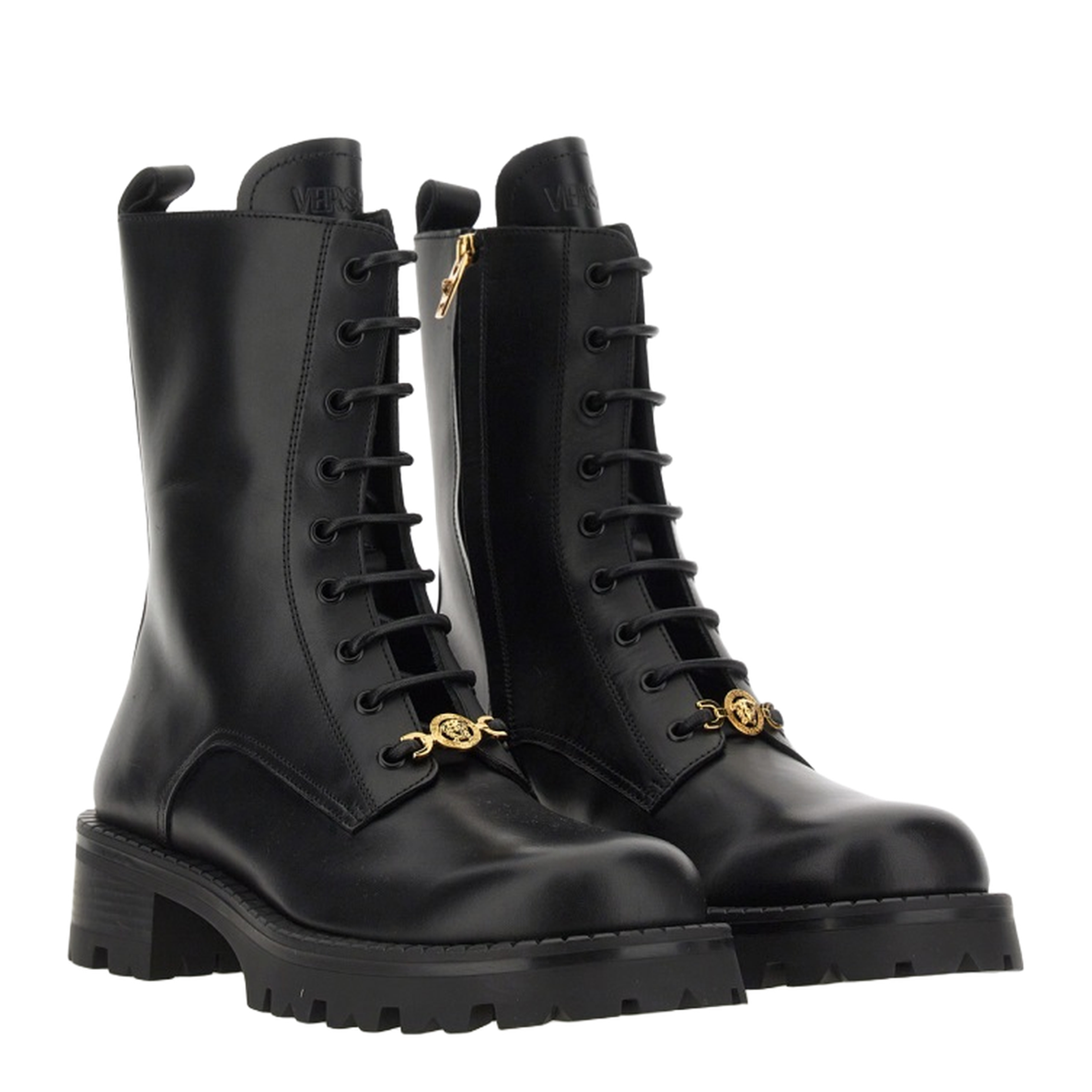 Vagabond Lace-Up Army Boots - Image 2