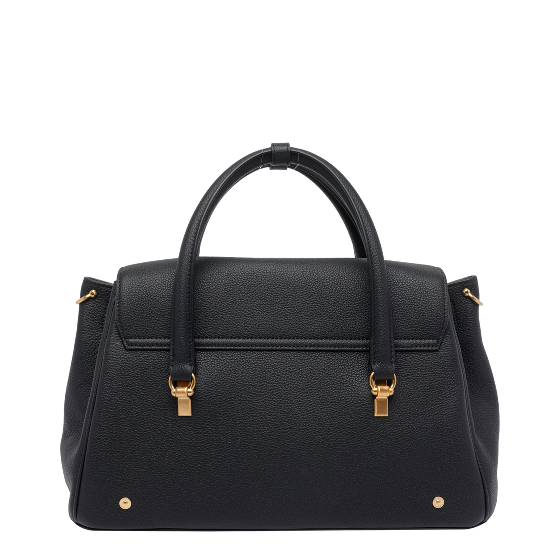 Bolton Bag Medium Soft Pebble Grain Leather - Black - Image 1