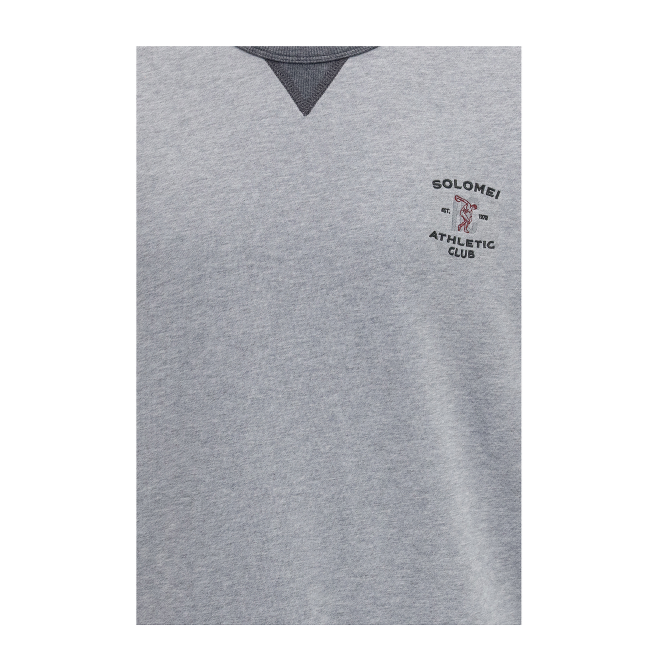 Melange Fabric T-Shirt - Image 3