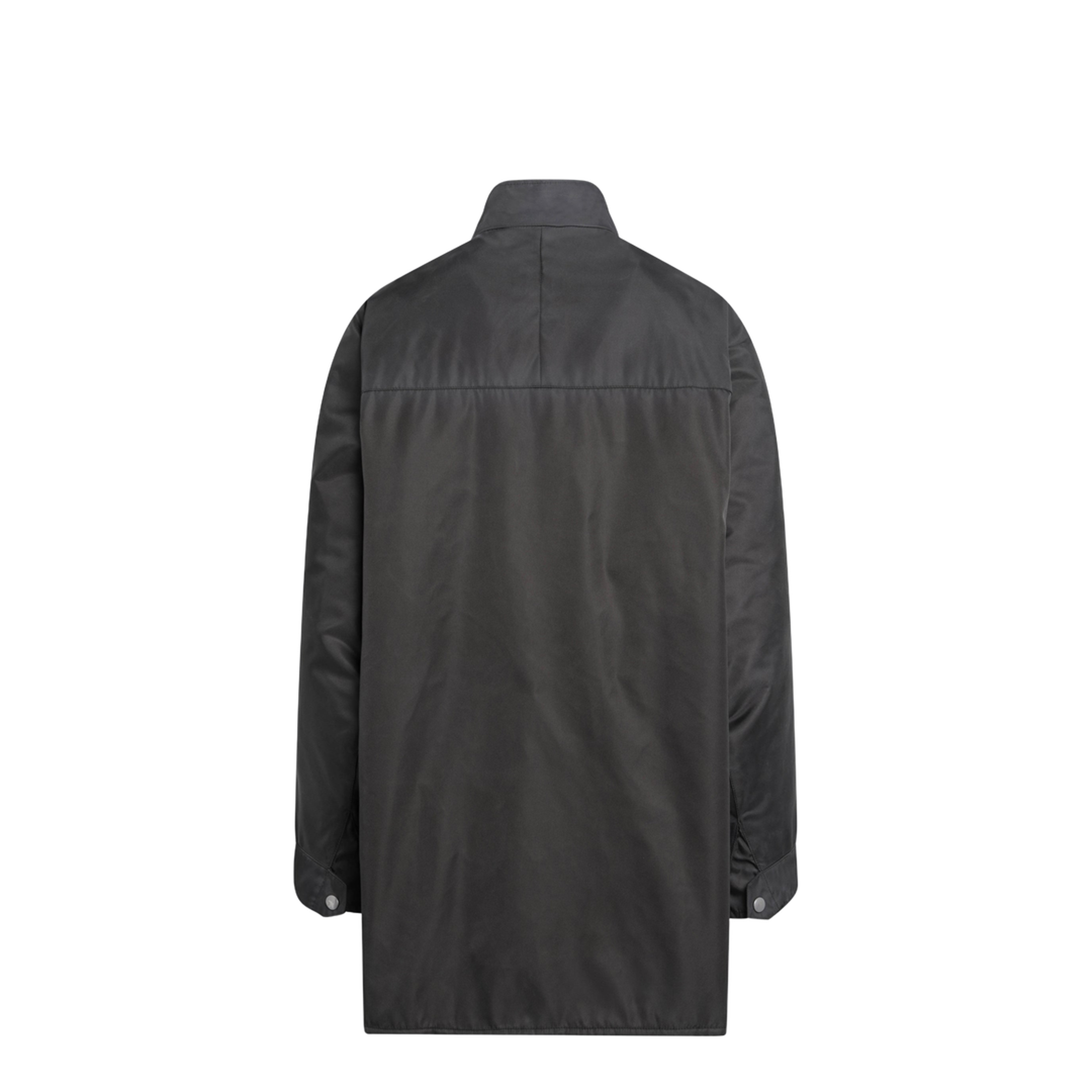 Lead-colored Washed Re-Nylon Raincoat - Image 2