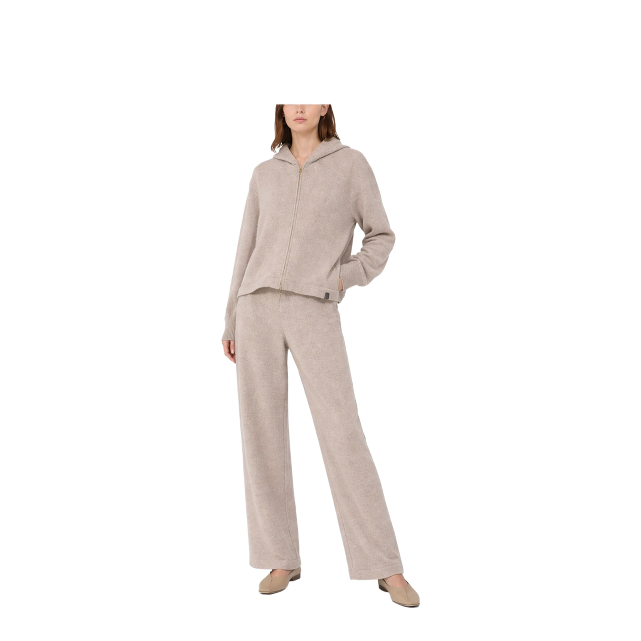 Cashmere and Wool Fleece Pants - Image 2