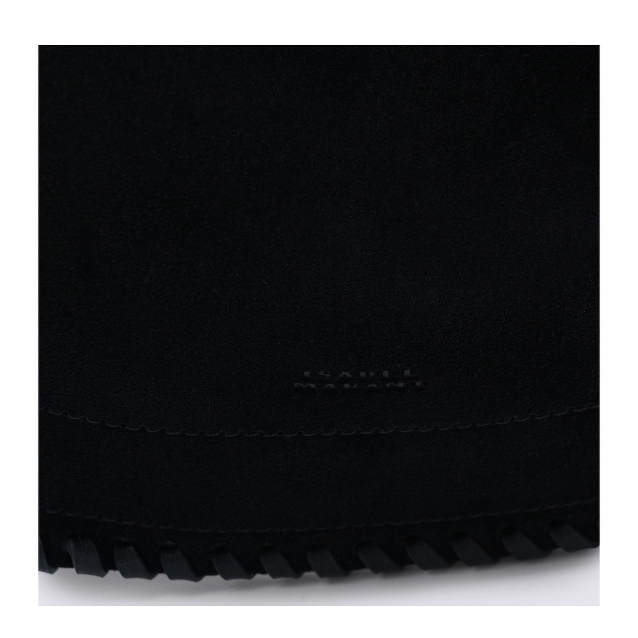 Oskan Soft Zip Smooth Studded Cowhide Leather Crossbody Bag - Black - Image 8