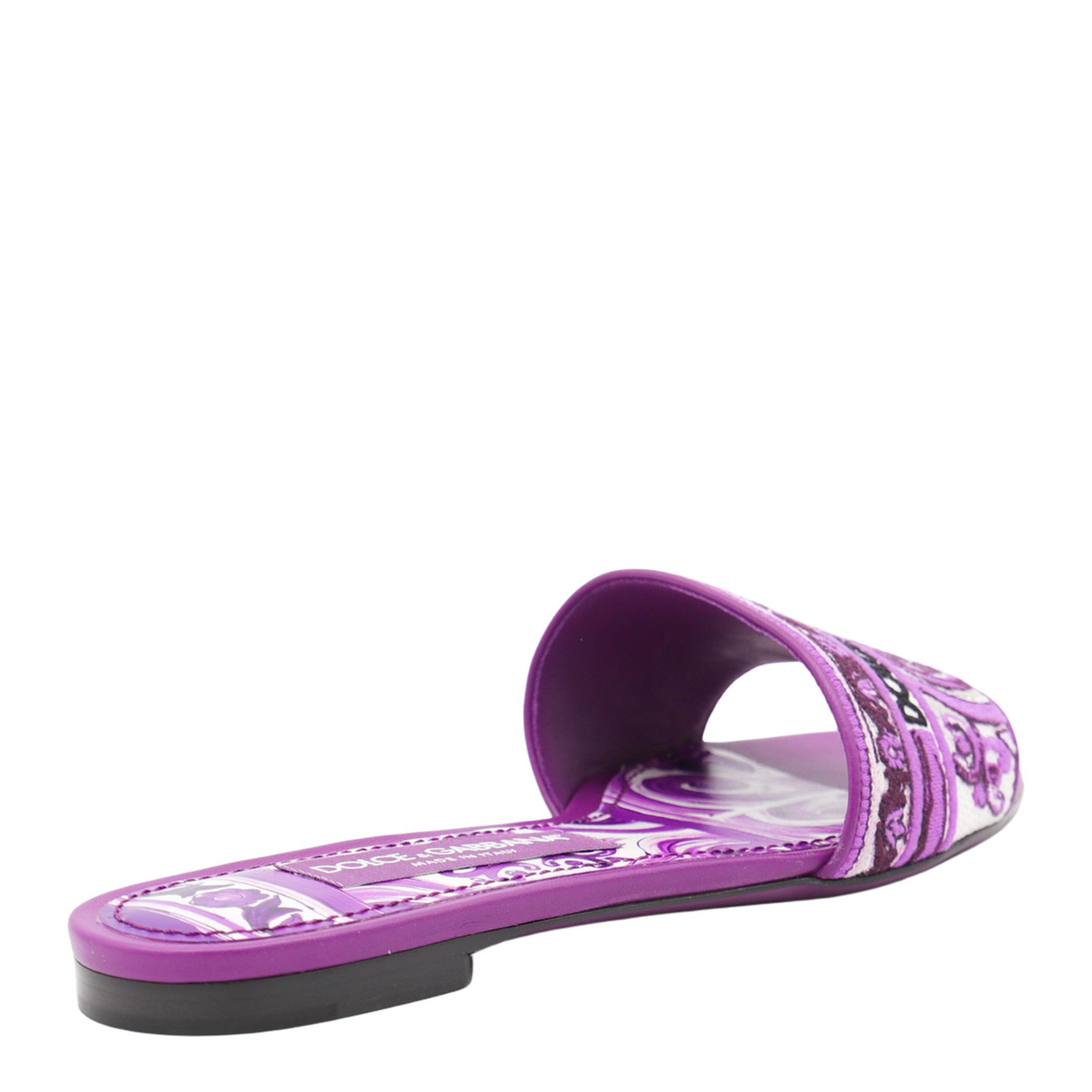 Embroidered Slides in Multicolor - Image 6