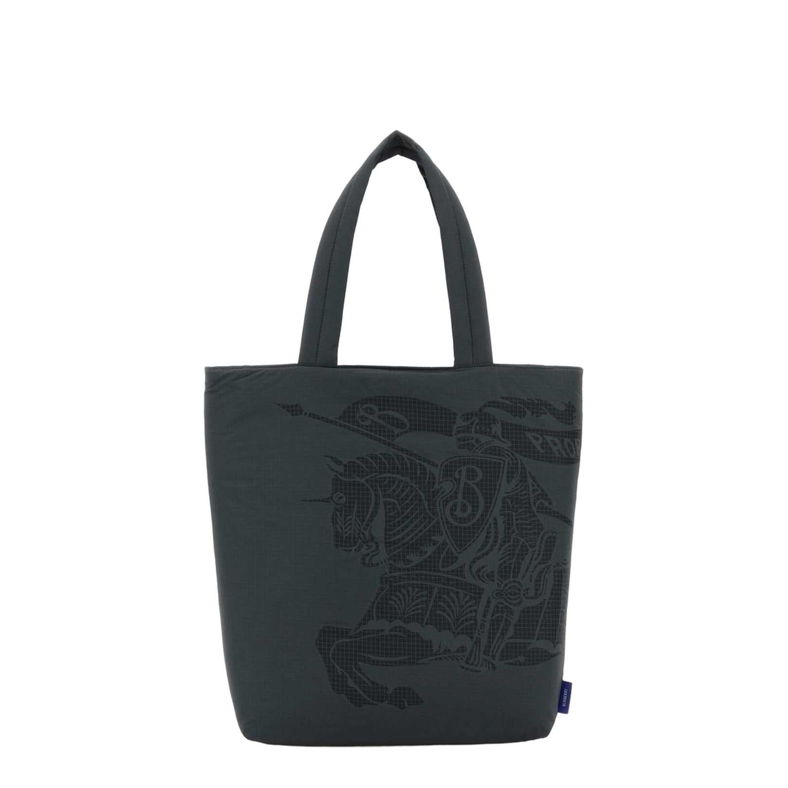 Charcoal Fabric Shopping Bag - Image 1