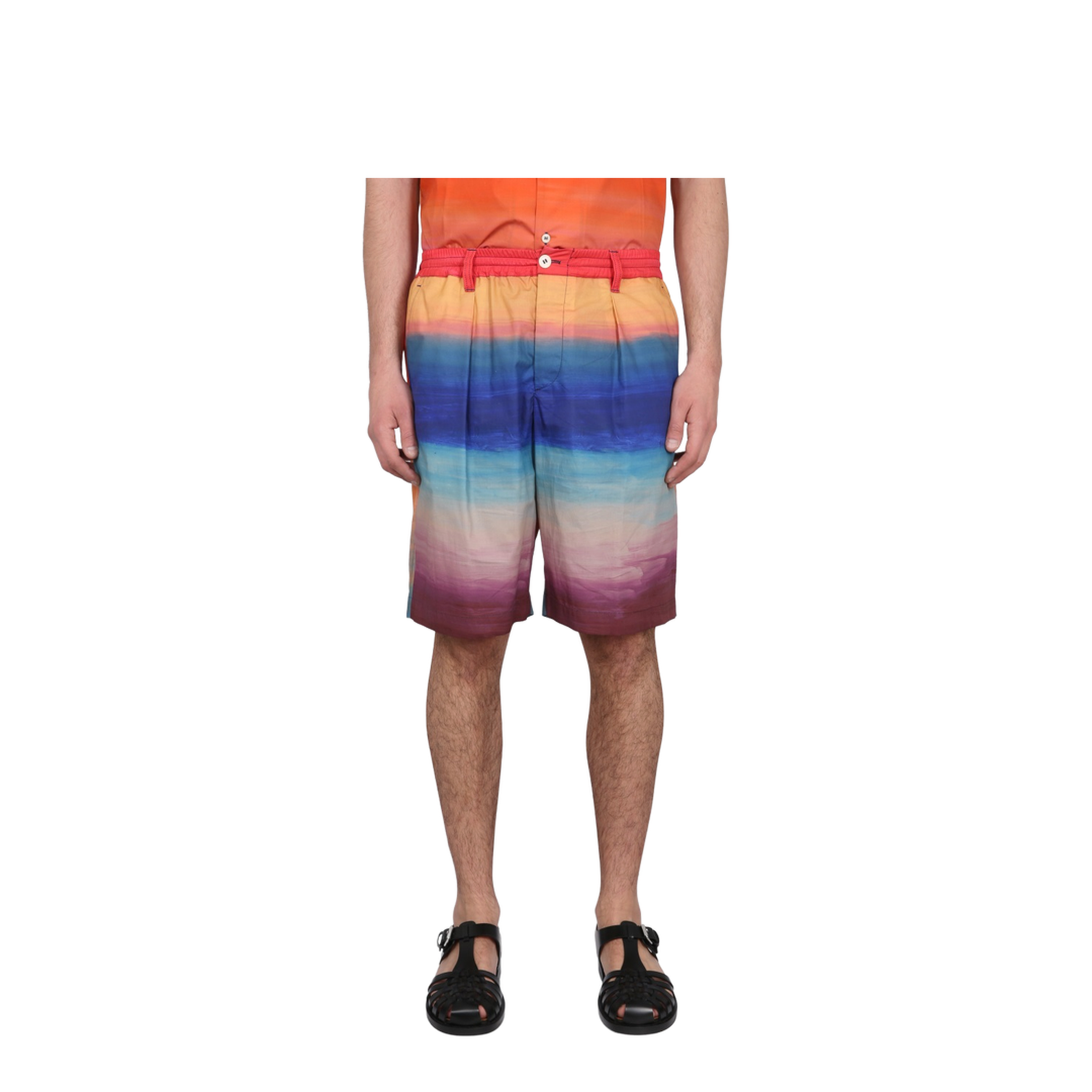 Cotton Bermuda Shorts - Image 1